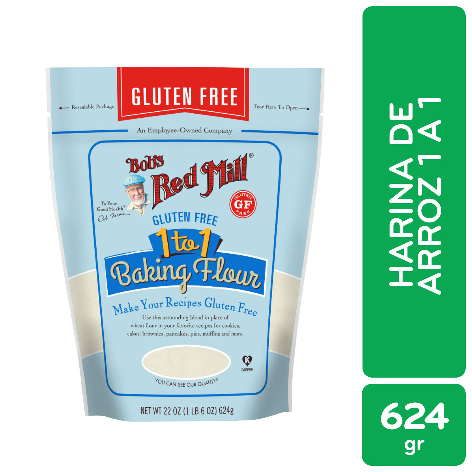 Harina Sin Gluten Arroz Red Mill Paquete 624 G