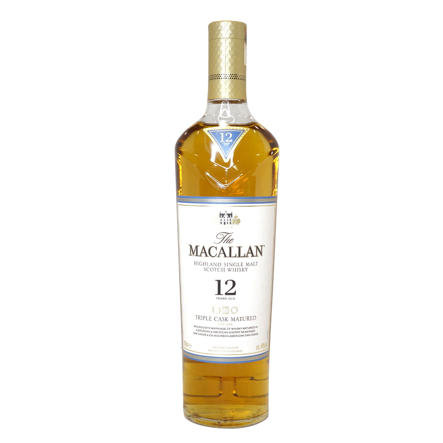 Whisky Escoces 12 Años The Macallan Caja 700 Ml