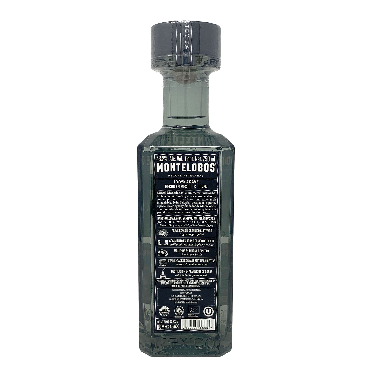 Mezcal Montelobos Botella 750 Ml