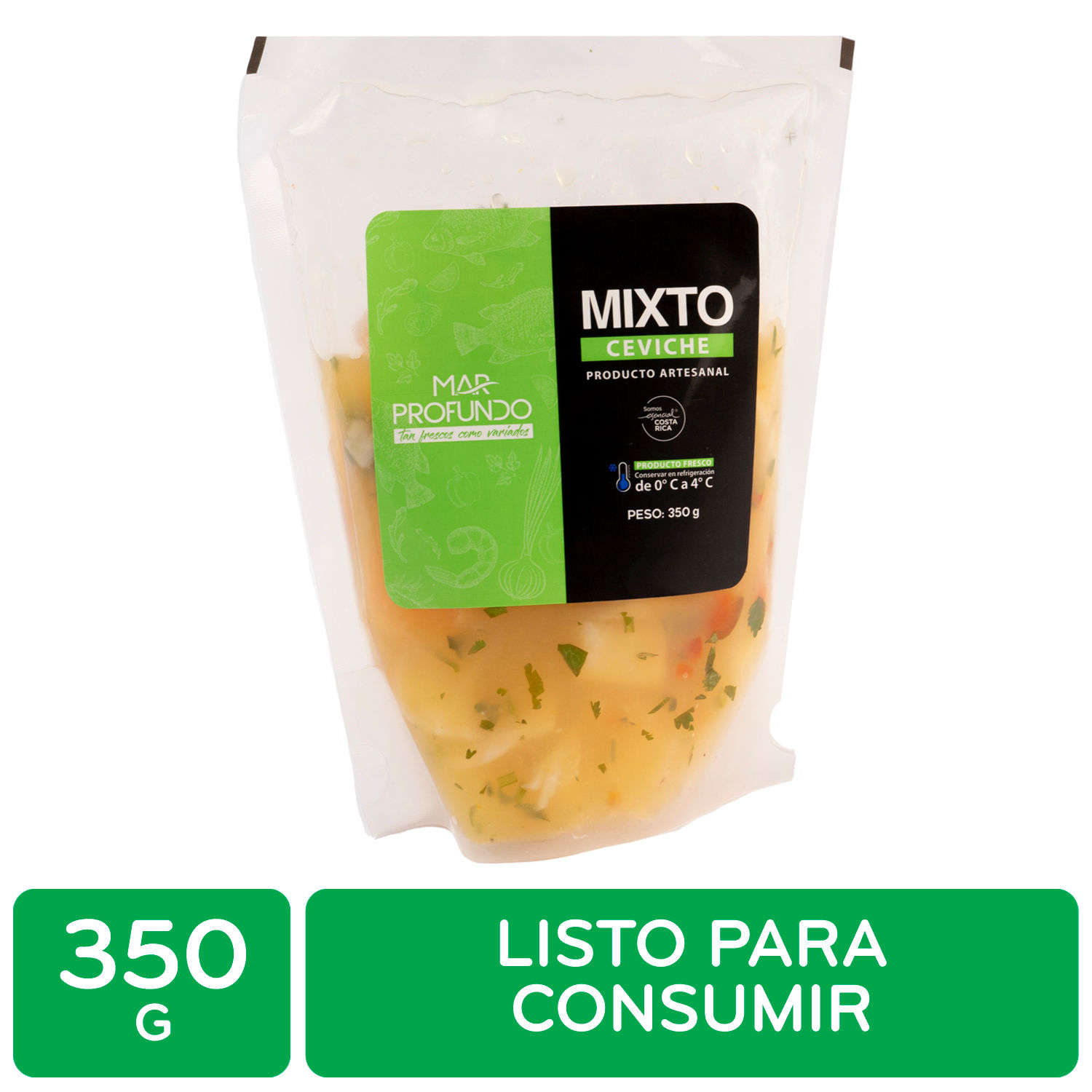 Ceviche Mixto Auto Mercado Bolsa 350 G
