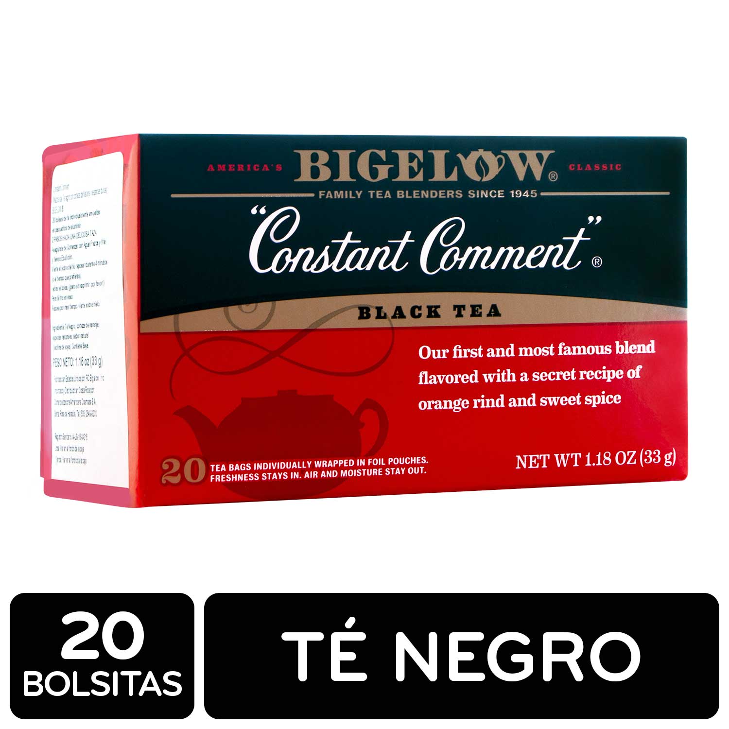 Te Negro Constcomm Bigelow Caja 33 G