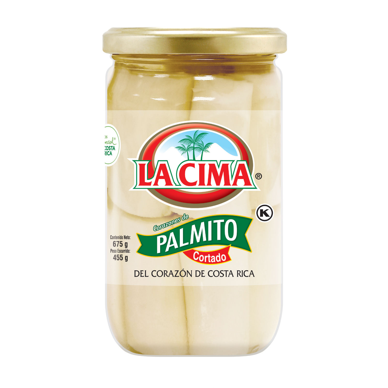 Palmito Entero La Cima Frasco 700 G