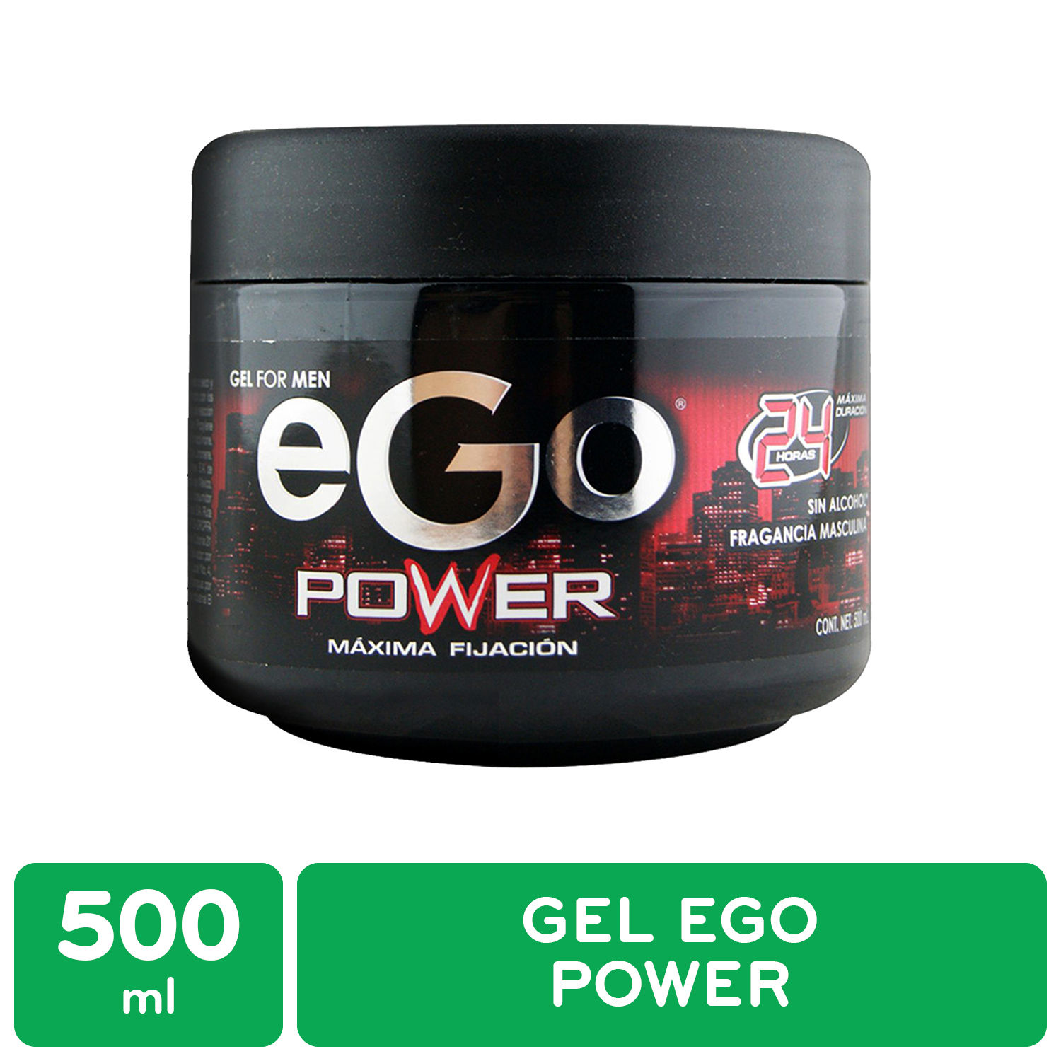 Fijador Gel Extra Fijacion Power Hombre Ego Envase 500 G