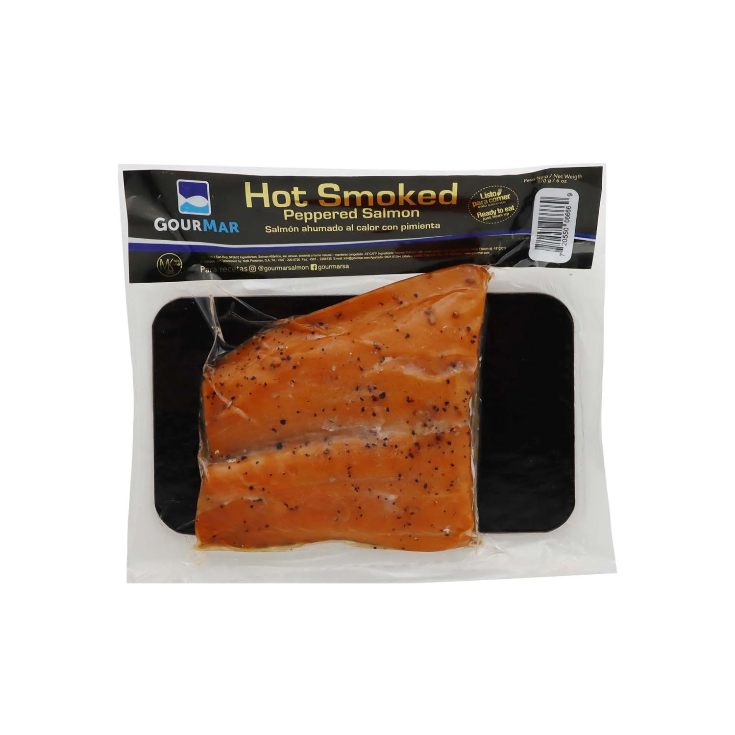 Salmon Pimienta Congelado Gourmar Bolsa 170 G