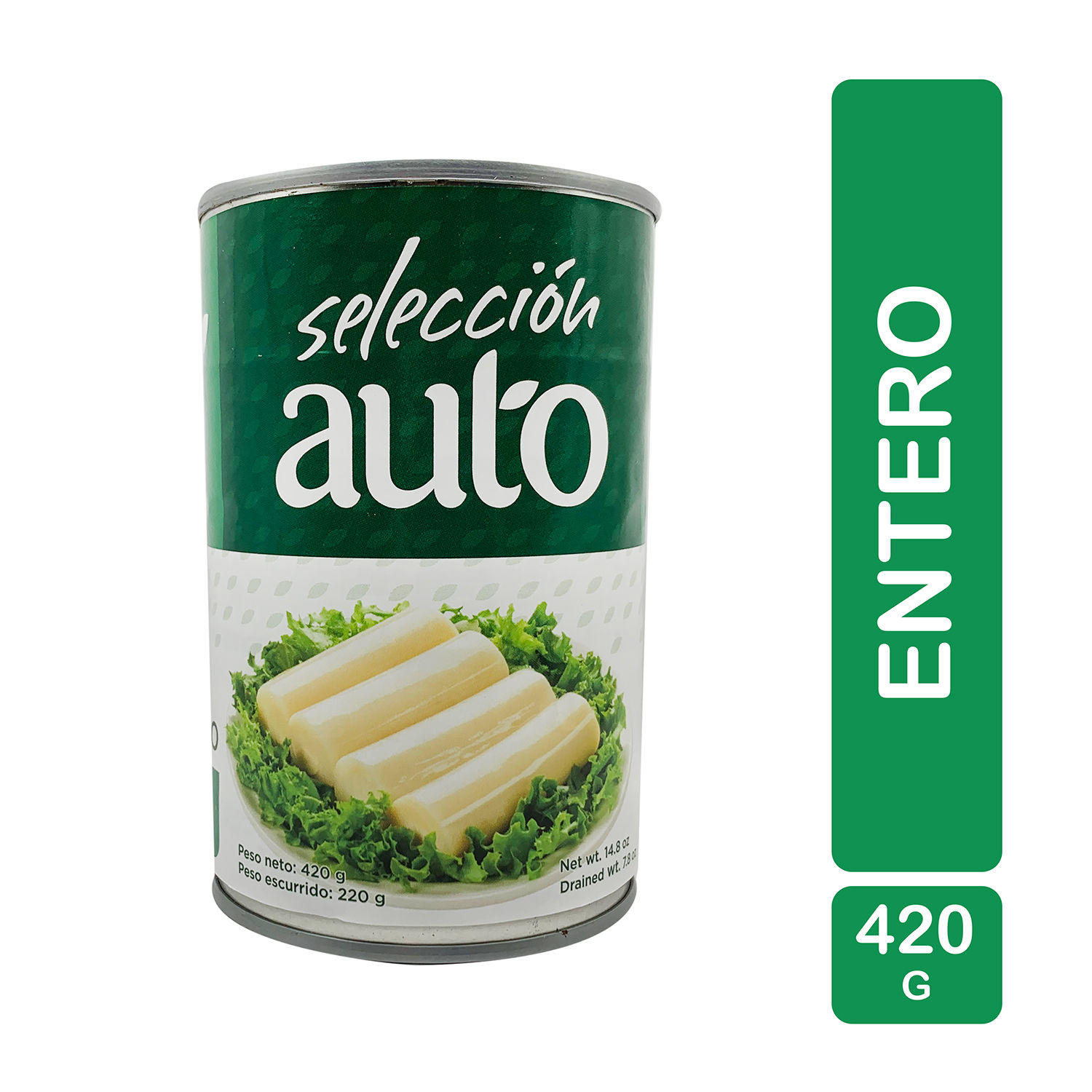 Palmito Entero Seleccion Auto Lata 420 G