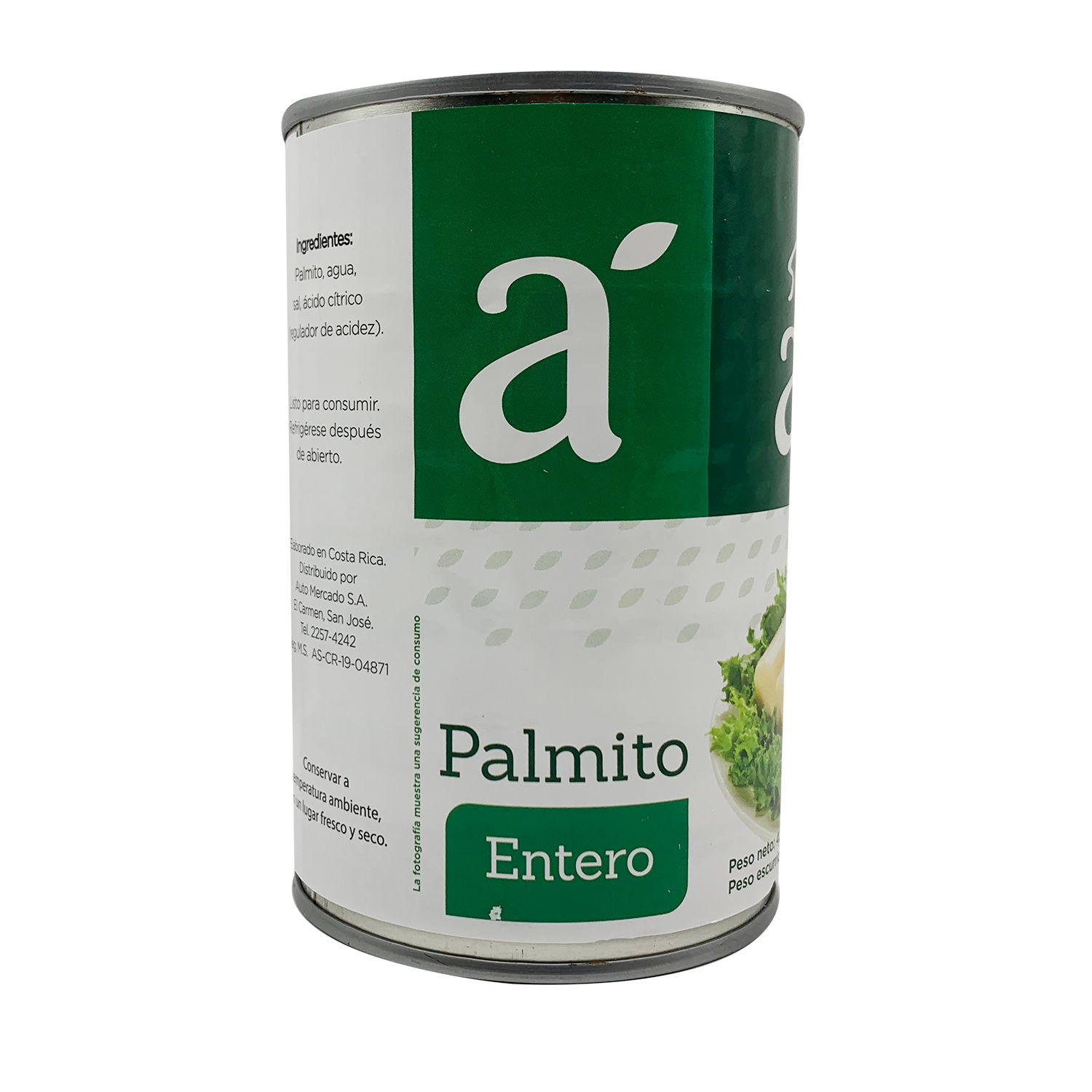 Palmito Entero Seleccion Auto Lata 420 G