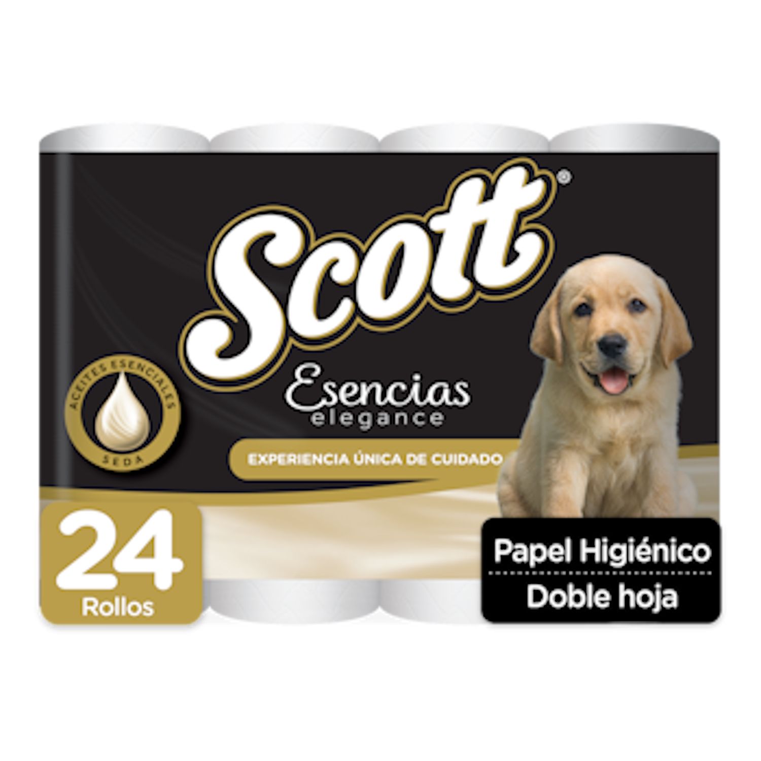 Papel Higienico Doble Hoja Esencias 24u Scott Paquete 2241.6 G