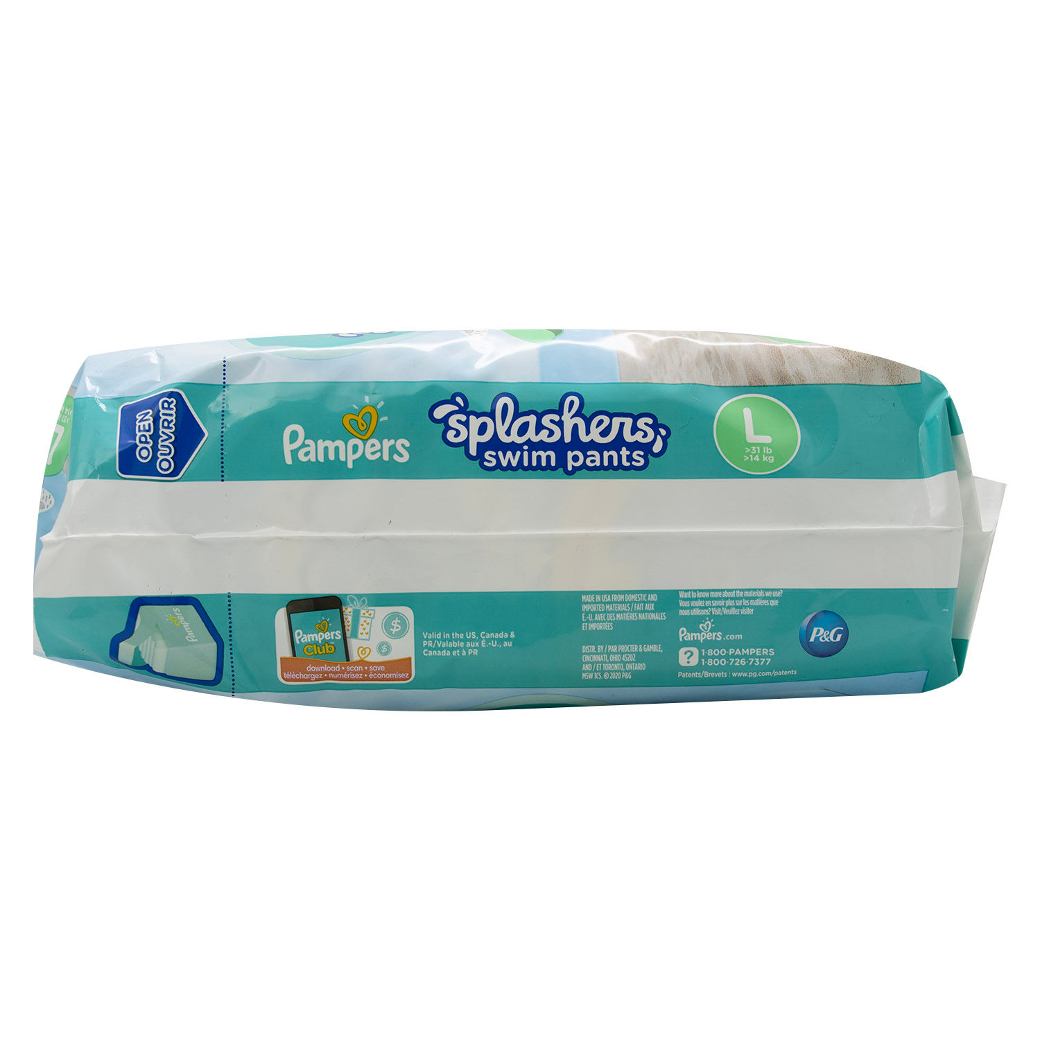 Pañal Piscina T-l Unisex Pampers Paquete 10 Unid