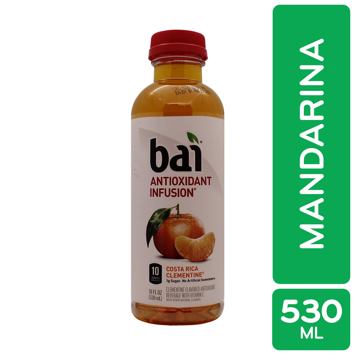 Agua Saborizada Mandarina Bai Botella 530 Ml