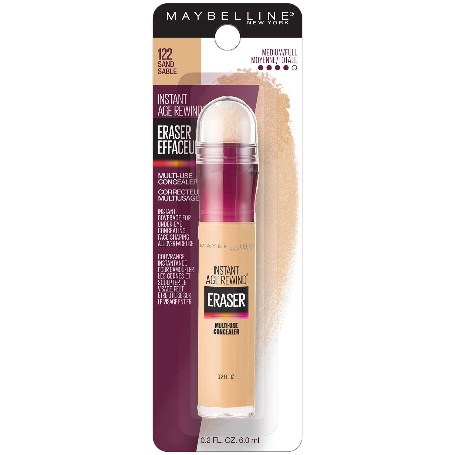 Corrector De Ojeras Sand 122 Maybelline Blister 6 Ml