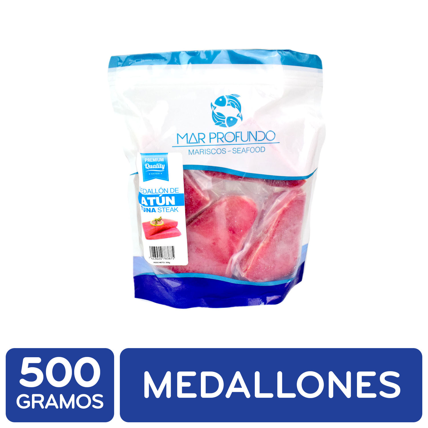 Medallon Atun Mar Profundo Bolsa 500 G