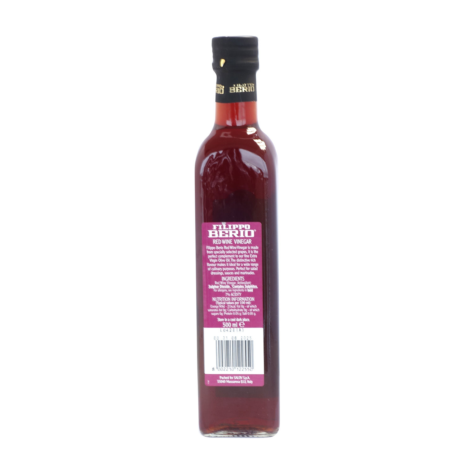 Vinagre Vino Tinto Filipo Berio Botella 500 Ml