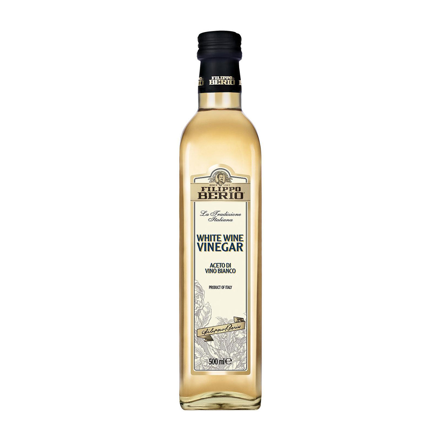 Vinagre Vino Blanco Filipo Berio Botella 500 Ml