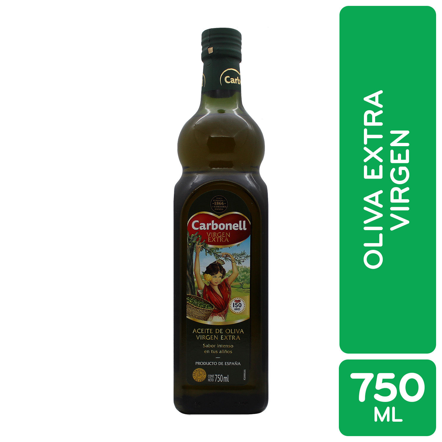 Aceite Oliva Extra Virgen Carbonell Botella 750 Ml