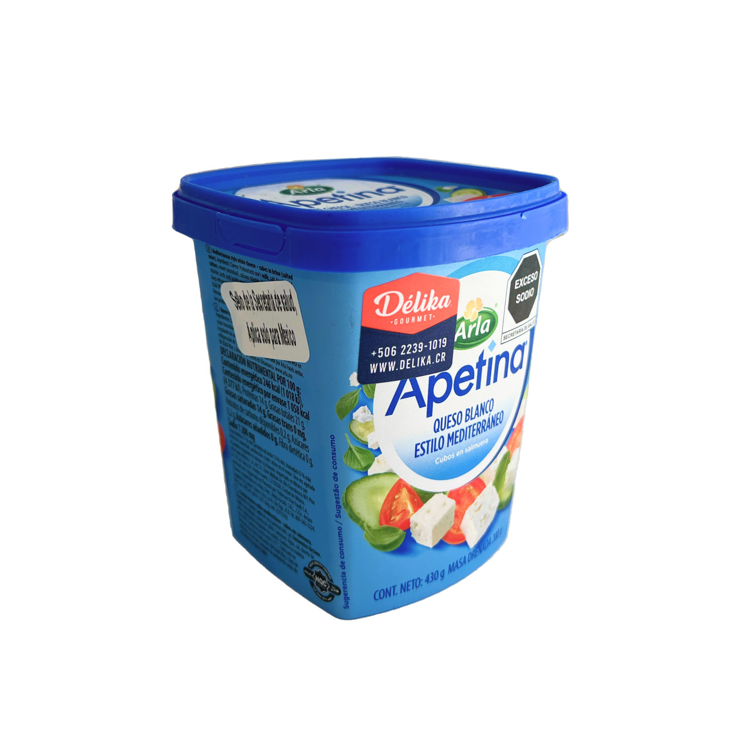 Queso Feta Cubos Apetina Envase 200 G