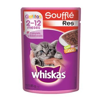 Whiskas Alimento Gato Cachorro Humedo Res 85 g