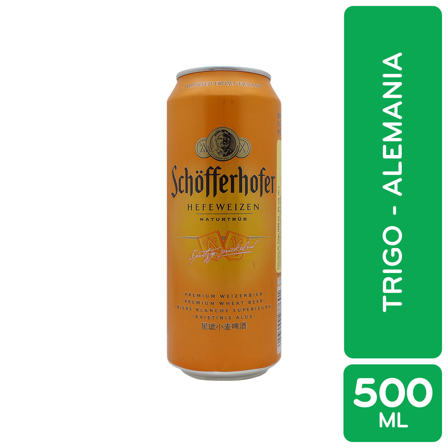 Cerveza Importada D.trigo Alemania Schofferhofer Lata 500 Ml