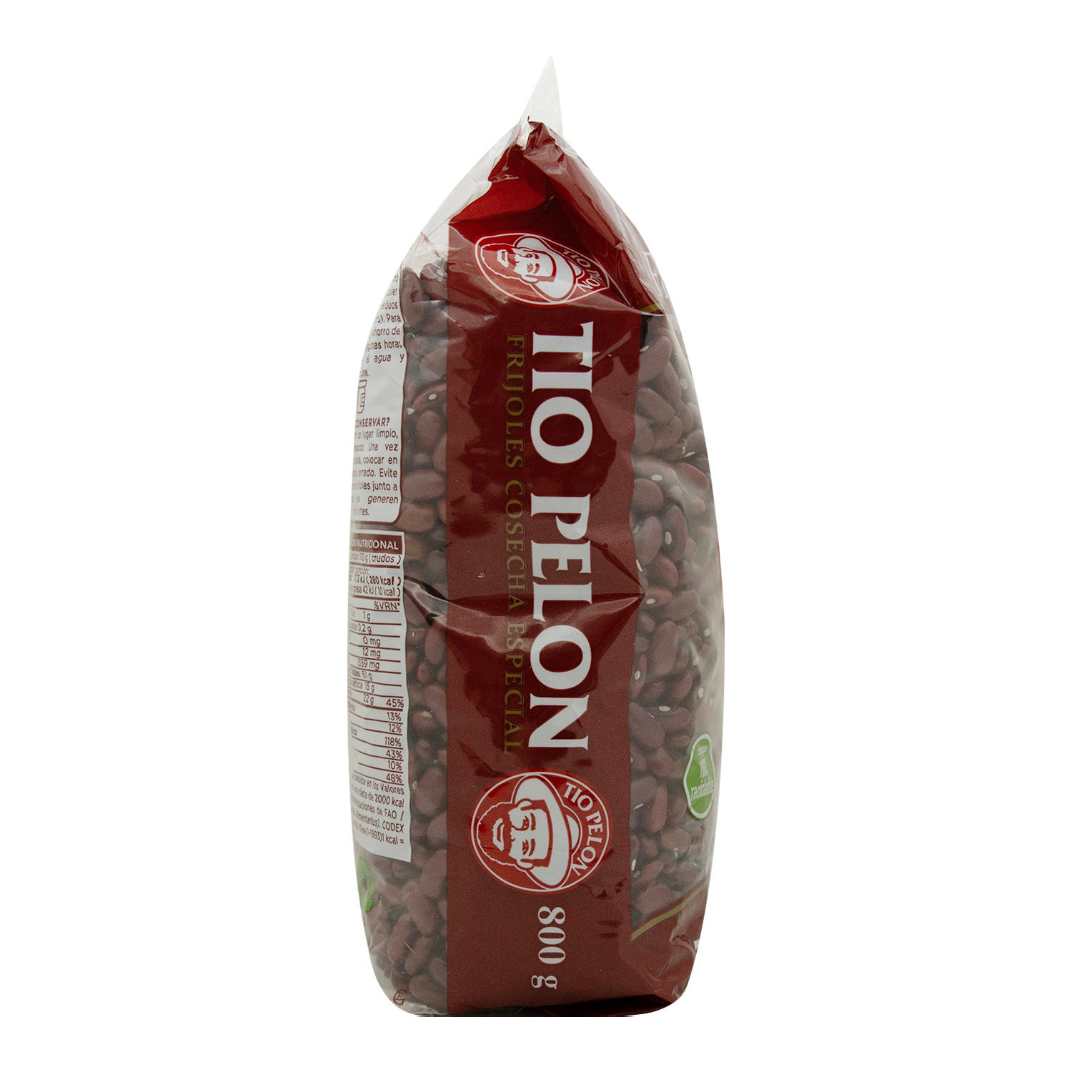 Frijol Rojo Cosecha Especial Tio Pelon Bolsa 800 G