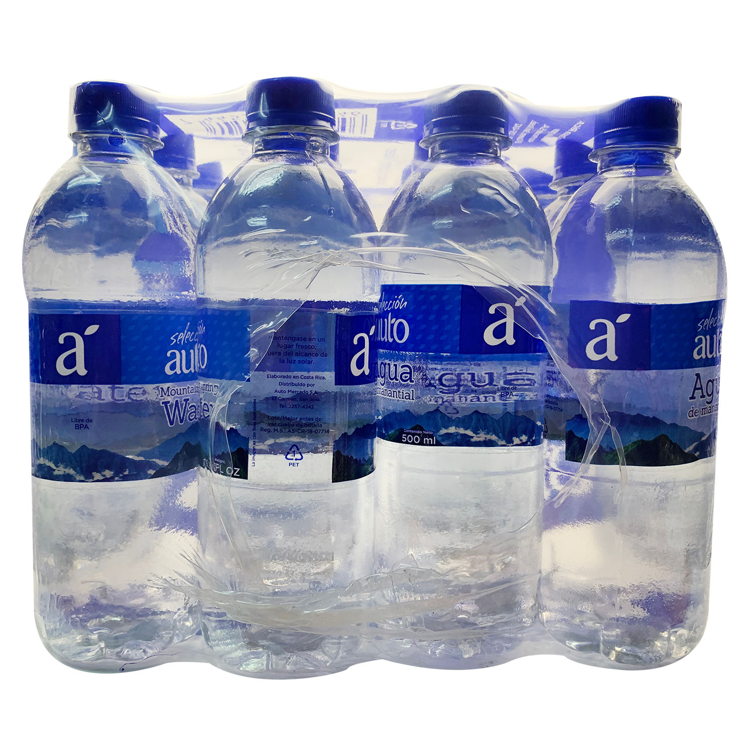 Agua Natural Manantial 24u De 500 Ml Seleccion Auto Paquete 12000 Ml