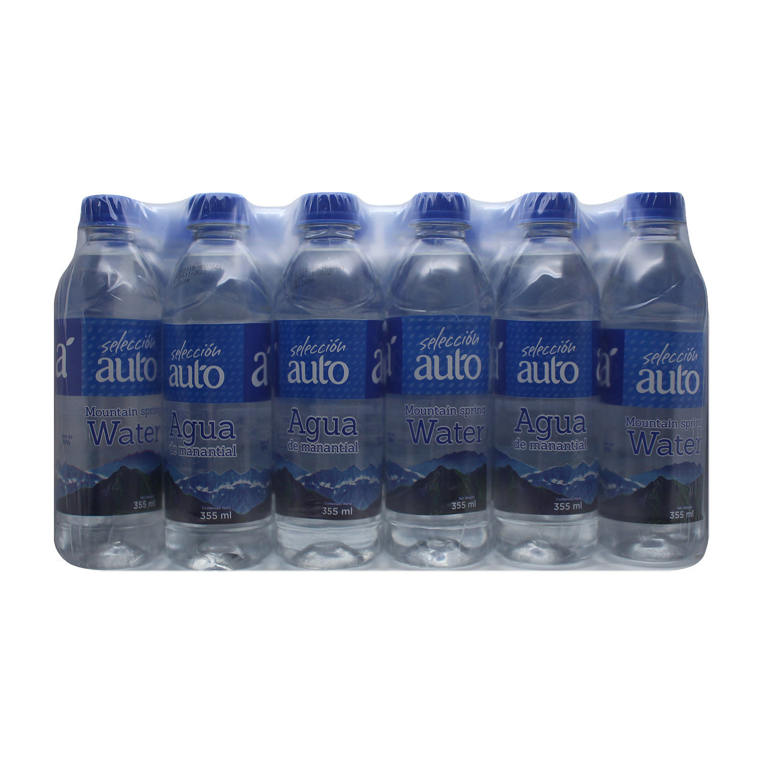 Agua Natural Manantial 30u De 355 Ml Seleccion Auto Paquete 10650 Ml