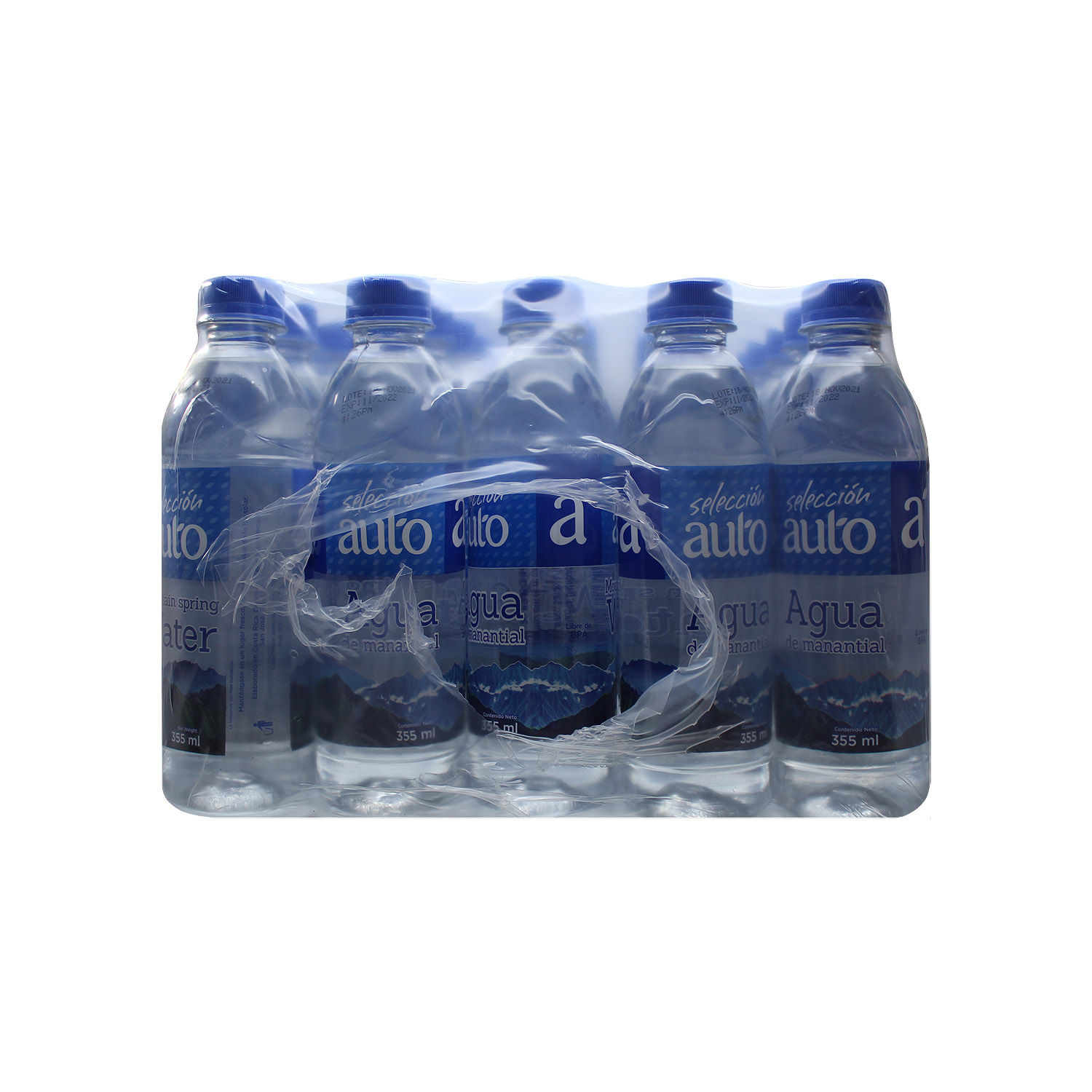 Agua Natural Manantial 30u De 355 Ml Seleccion Auto Paquete 10650 Ml