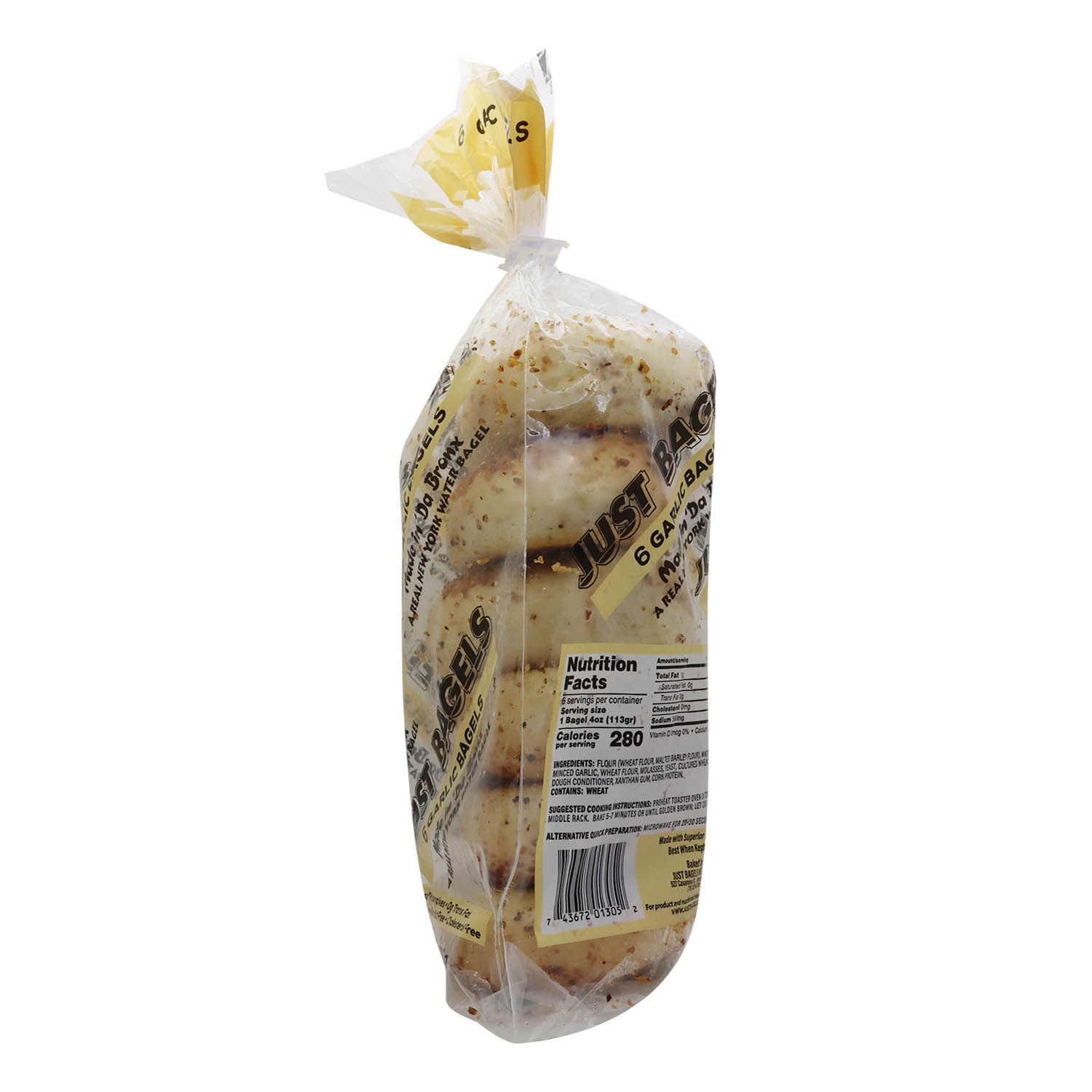 Pan Bagel Ajo Just Bagels Paquete 680 G