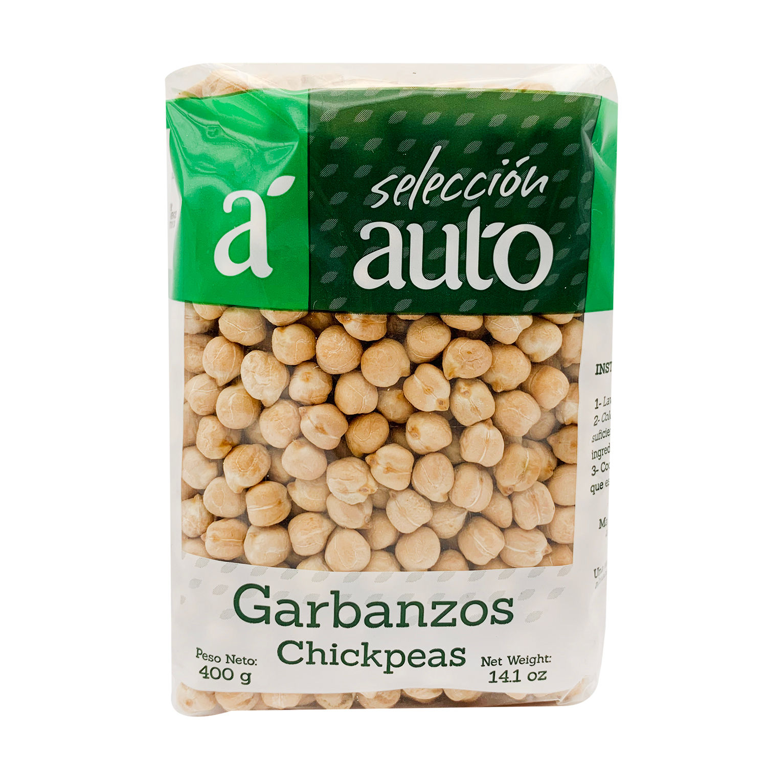 Garbanzos Seleccion Auto Bolsa 400 G