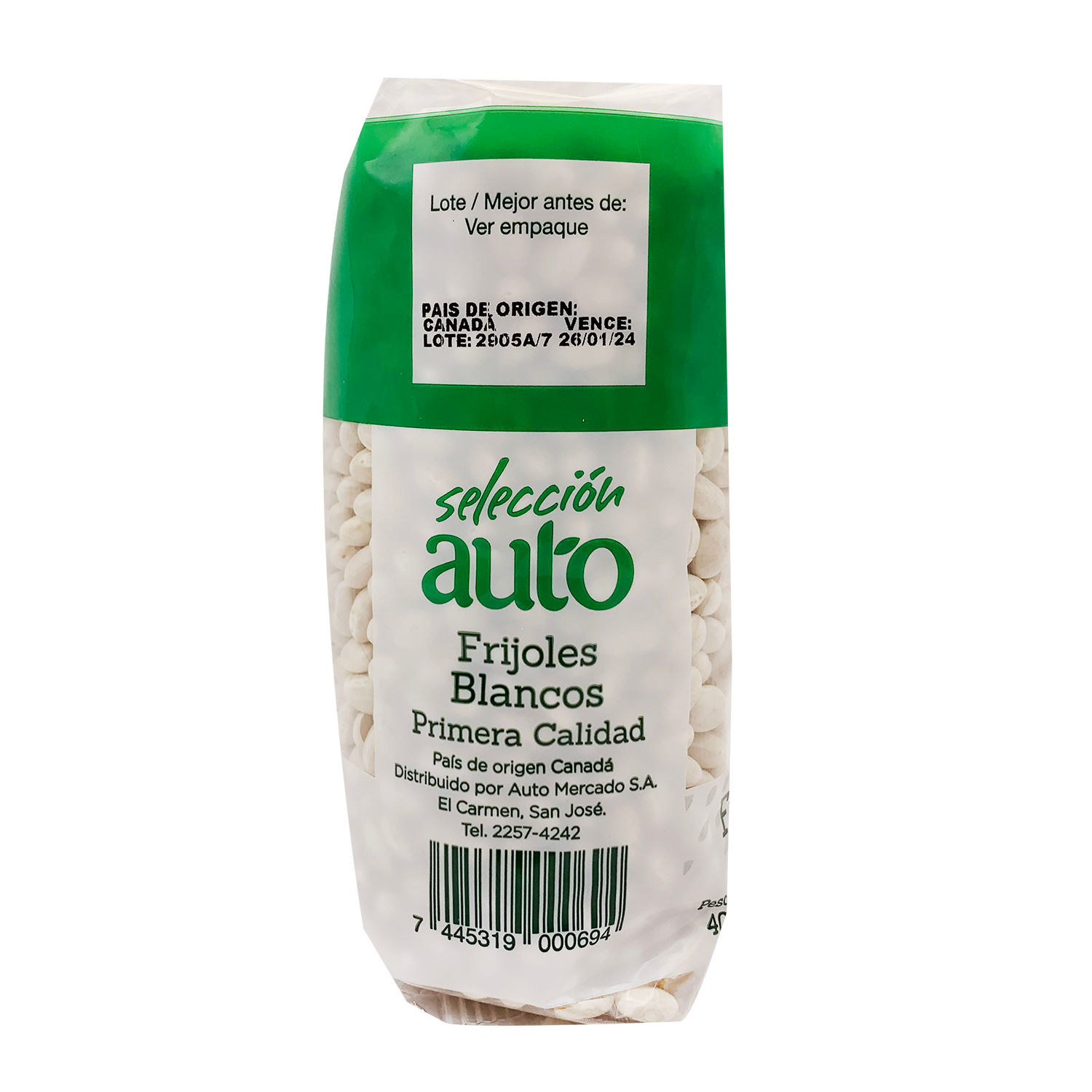 Frijol Blanco Seleccion Auto Bolsa 400 G