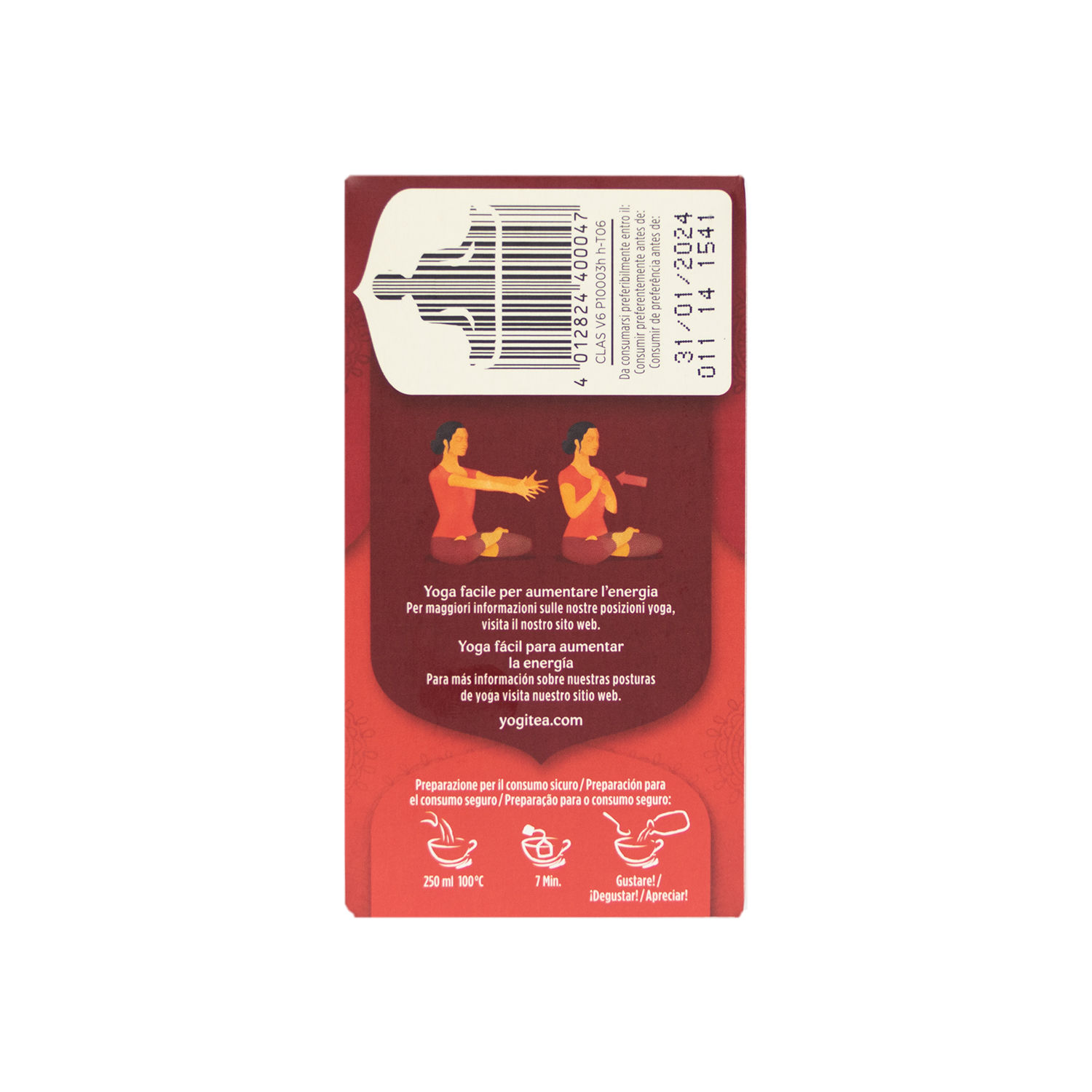 Te Canela Clavo Jengibre Yogi Tea Caja 37.4 G