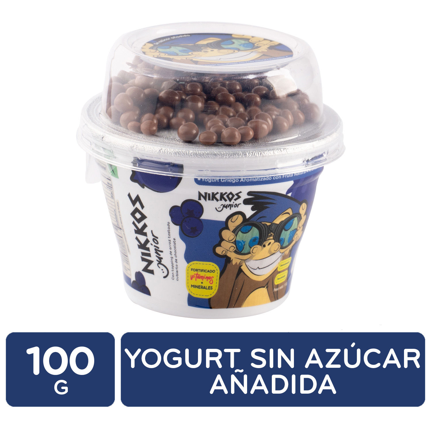 Yogurt Ninos Griego Arandanos Nikkos Envase 100 G Auto Mercado