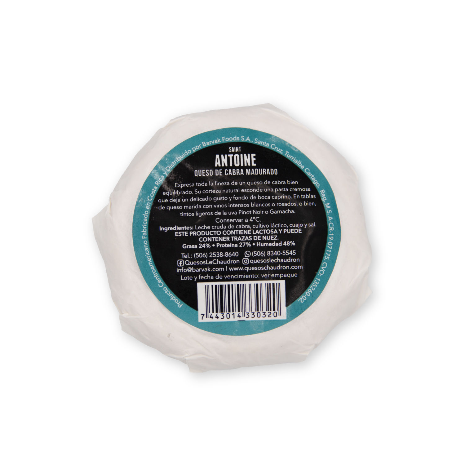 Queso Cabra Saint Antoine Le Chaudron Paquete 140 G