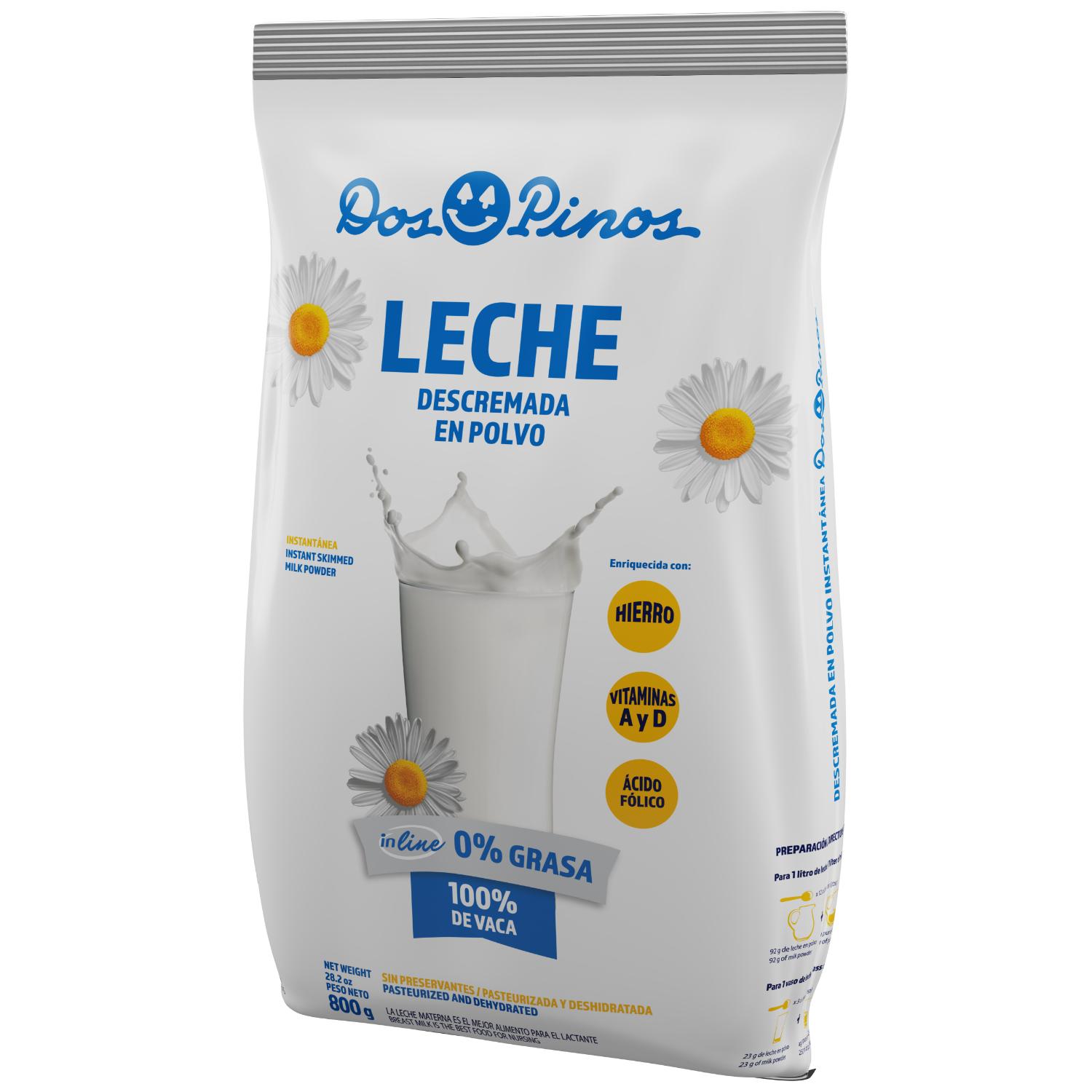 LECHE EN POLVO 0% GRASA 800 gr.