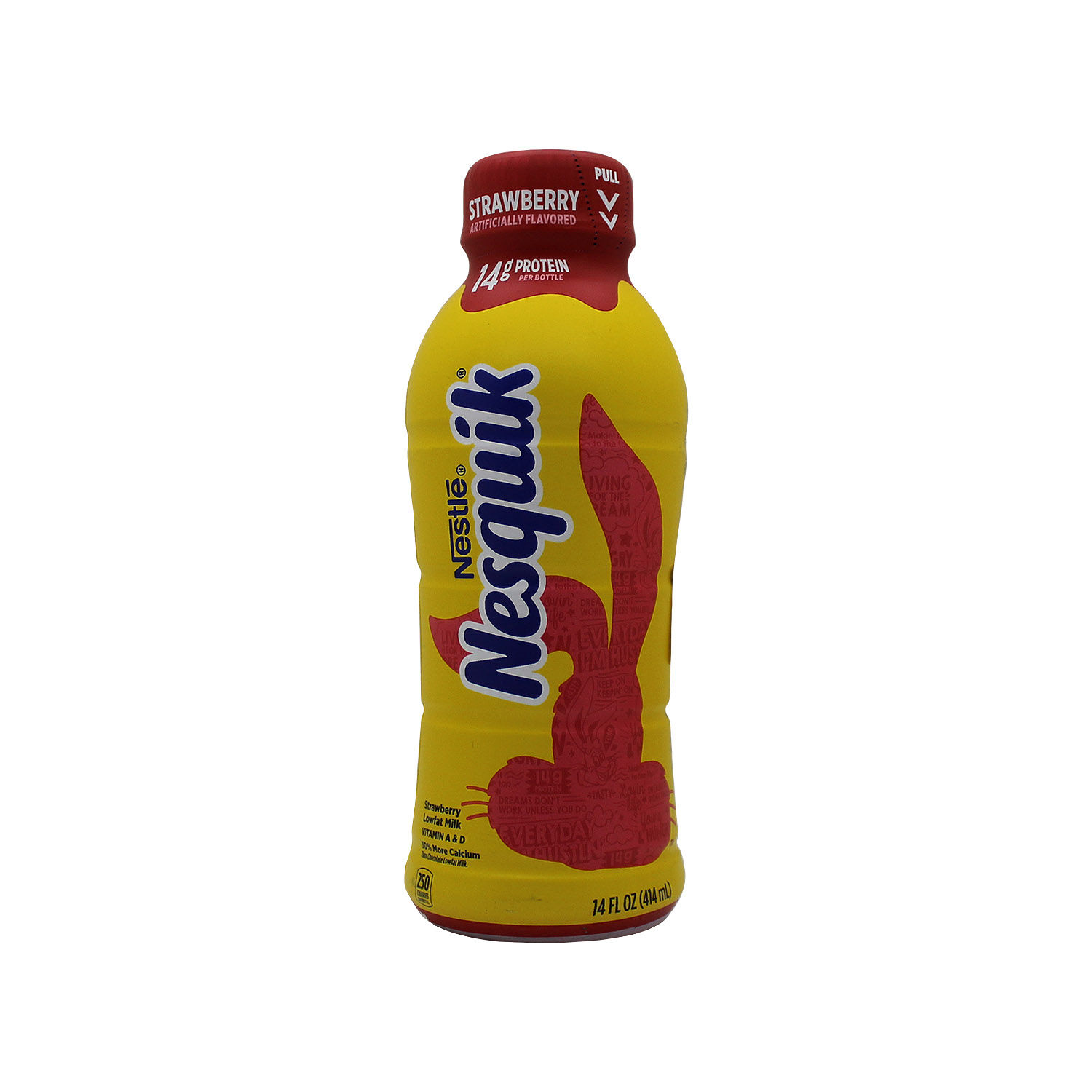 Leche Saborizada Fresa Nesquik Envase 414 Ml