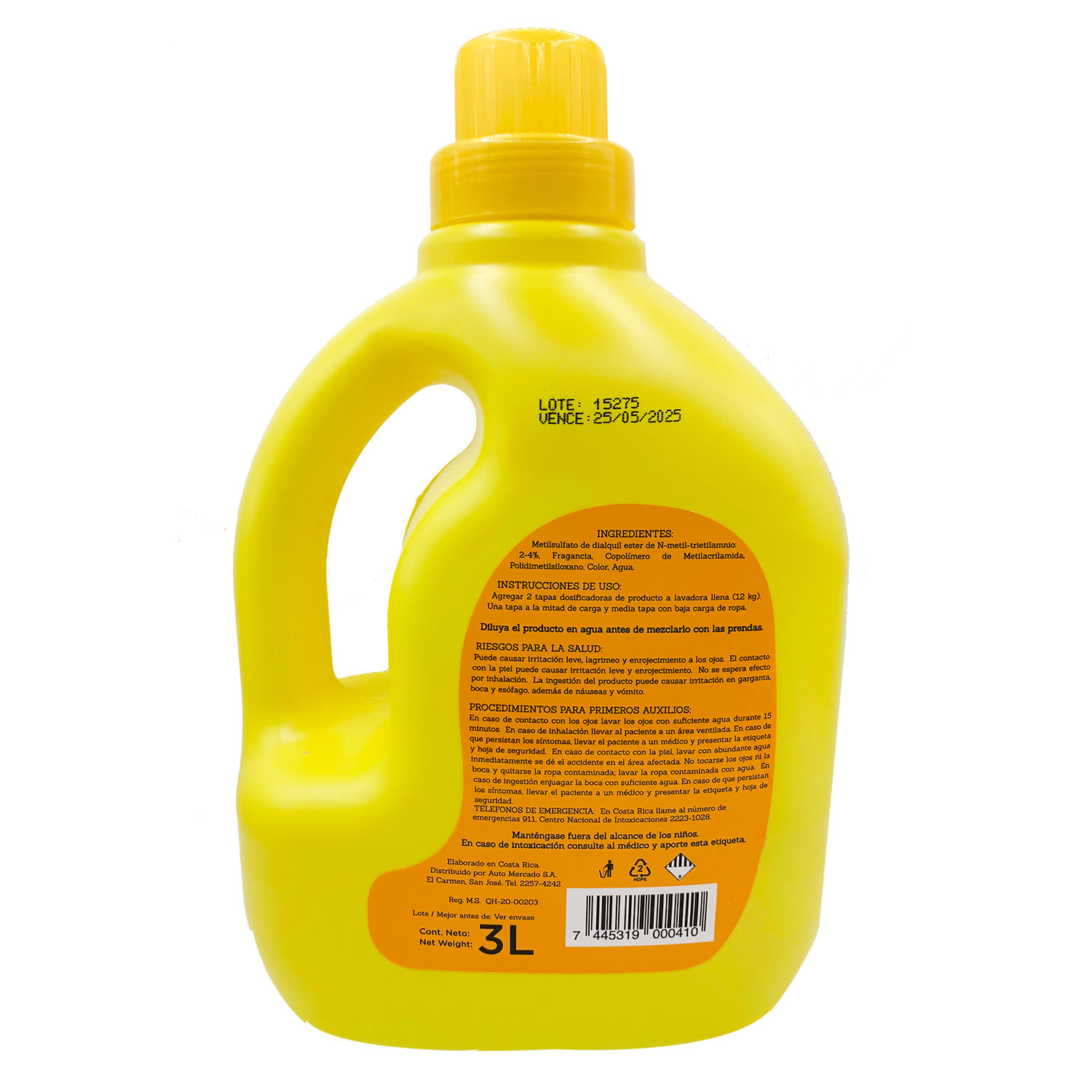 Suavizante Liquido Seleccion Auto Envase 3 L