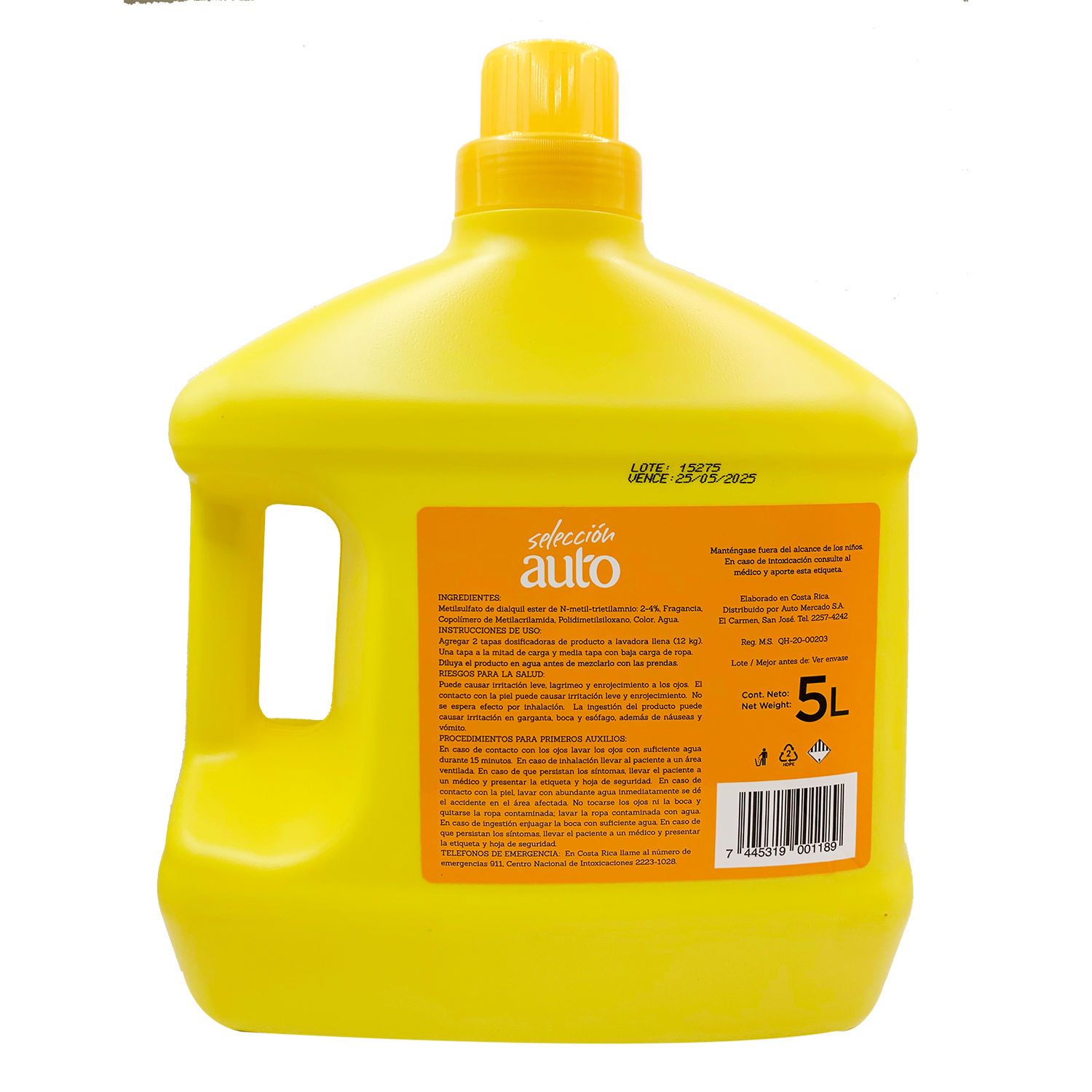 Suavizante Liquido Seleccion Auto Envase 5 L