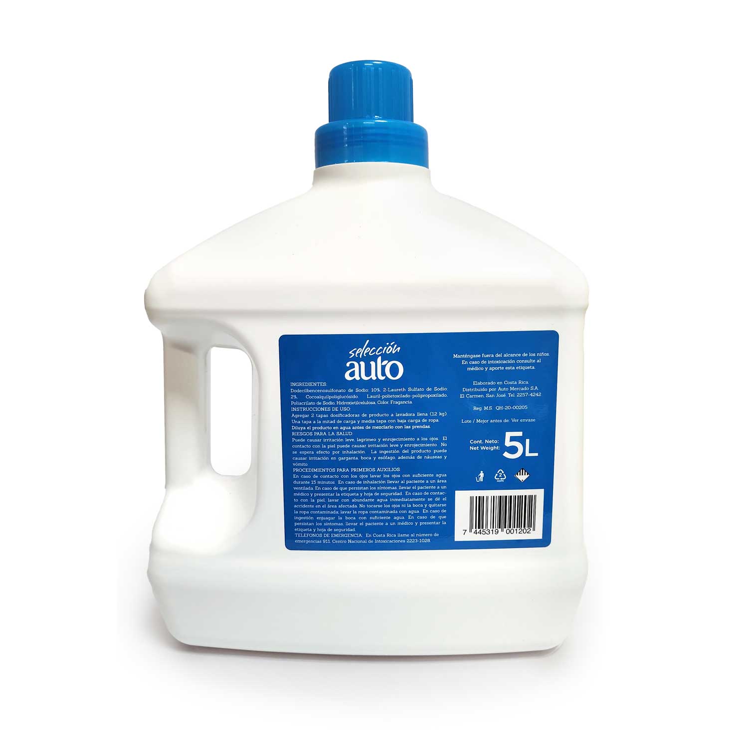 Detergente Liquido Bio Seleccion Auto Envase 5000 Ml
