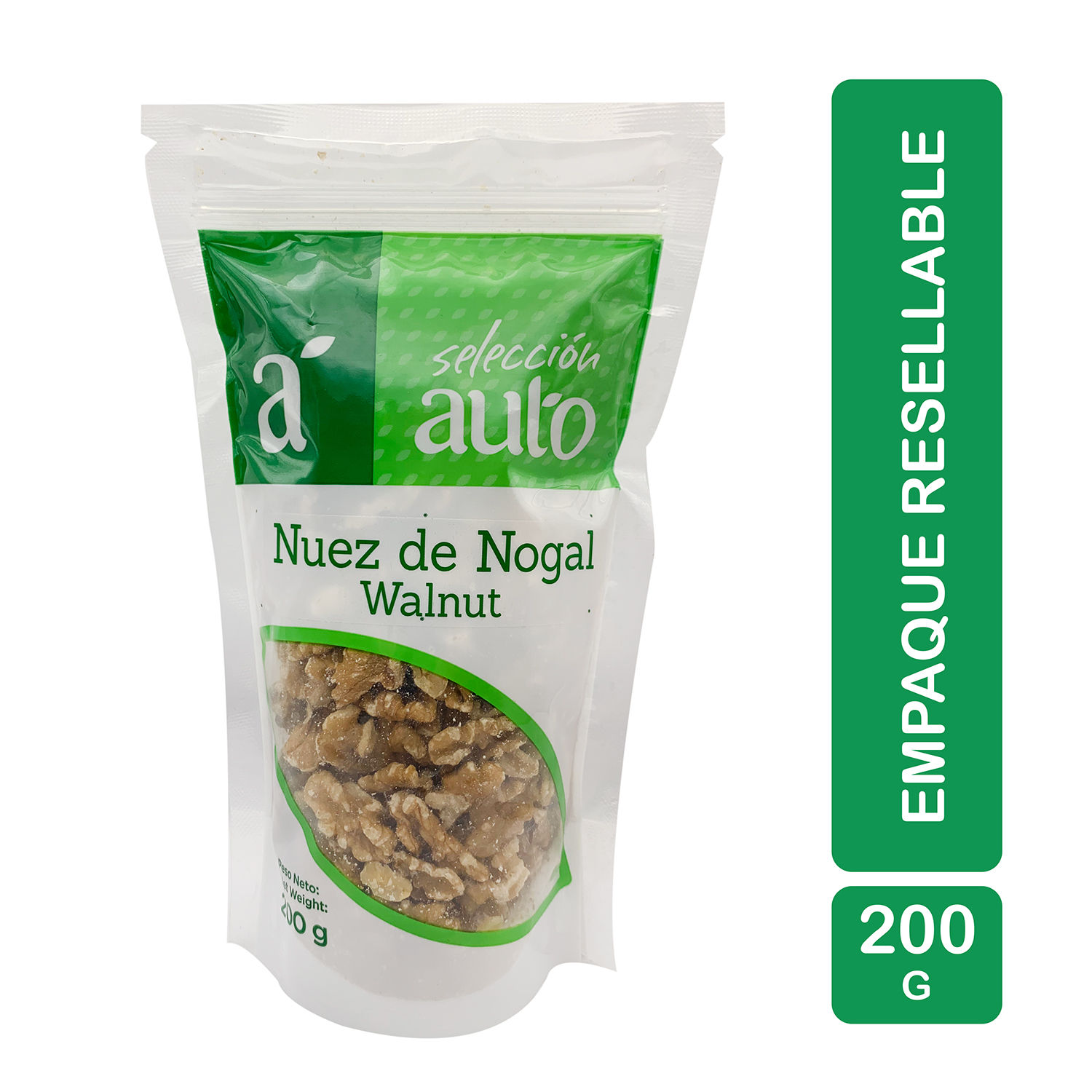 Fruta Seca Nuez De Nogal Seleccion Auto Bolsa 200 G