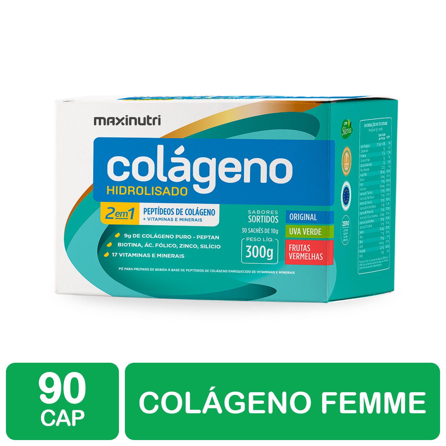 Vitamina Colageno Adulto Sobre Maxinutri Caja 30 Unid
