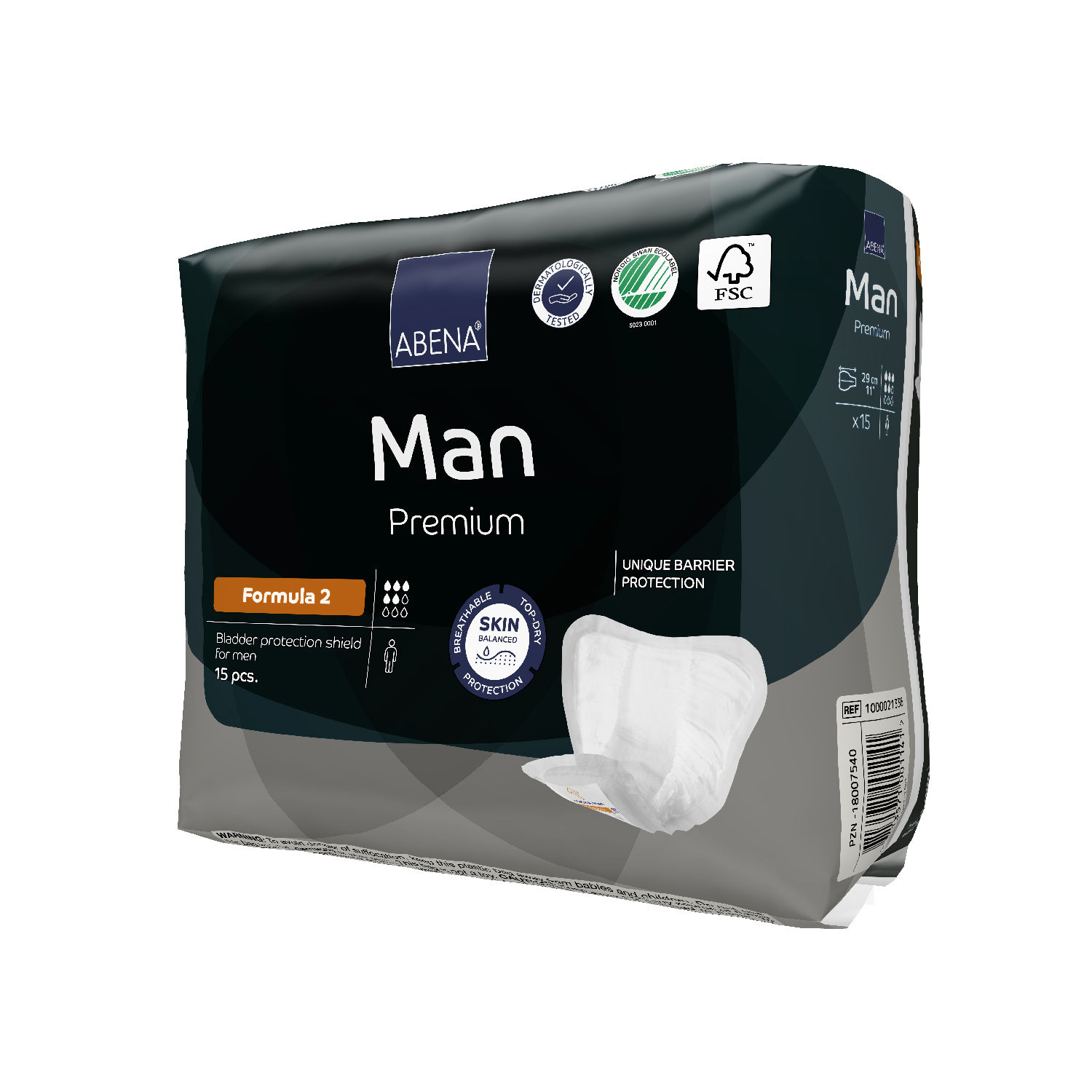 Protector Masculino Man F2 Abena Paquete 15 Unid | Auto Mercado