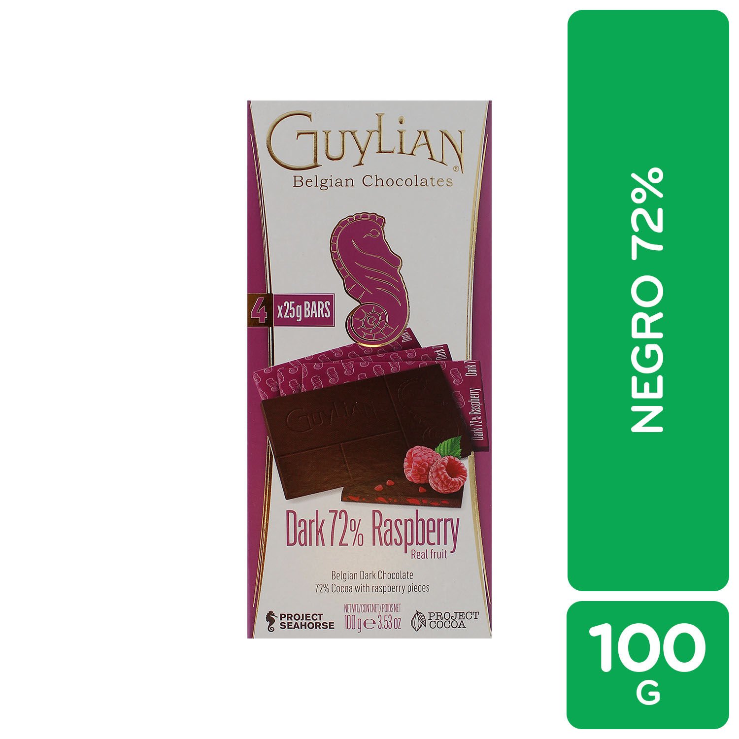 Belgian Chocolate Dark 72% - Guylian - 100 g