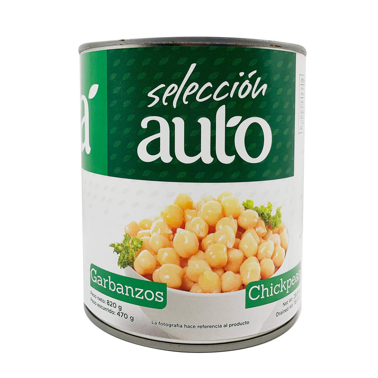 Garbanzo Seleccion Auto Lata 820 G