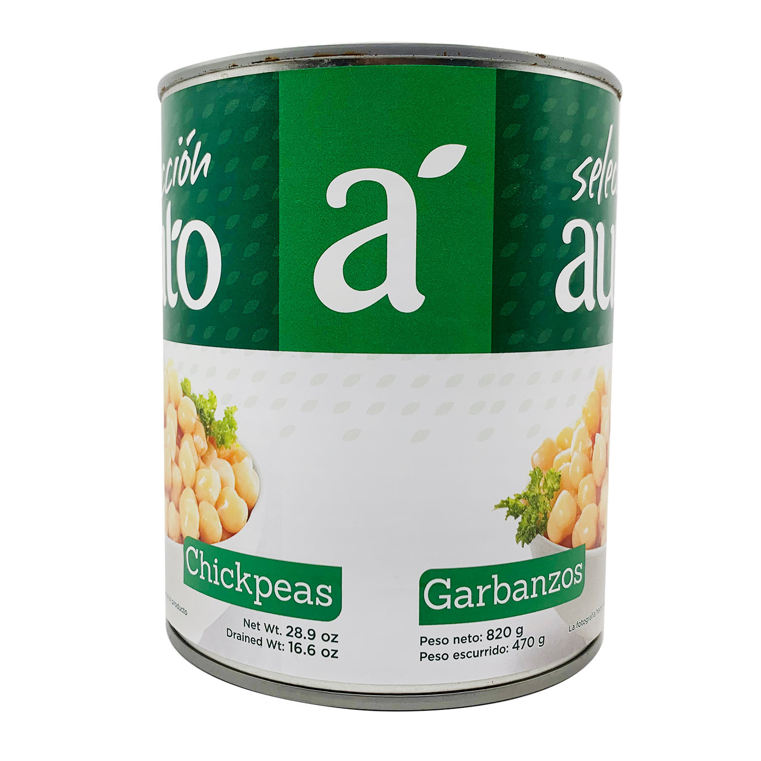 Garbanzo Seleccion Auto Lata 820 G