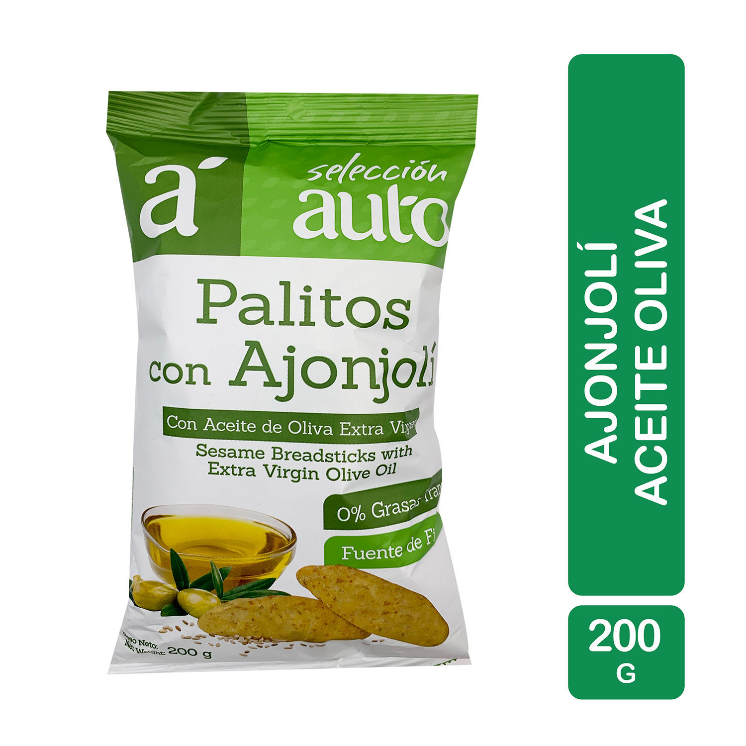 Palito Ajonjoli Oliva Seleccion Auto Paquete 200 G