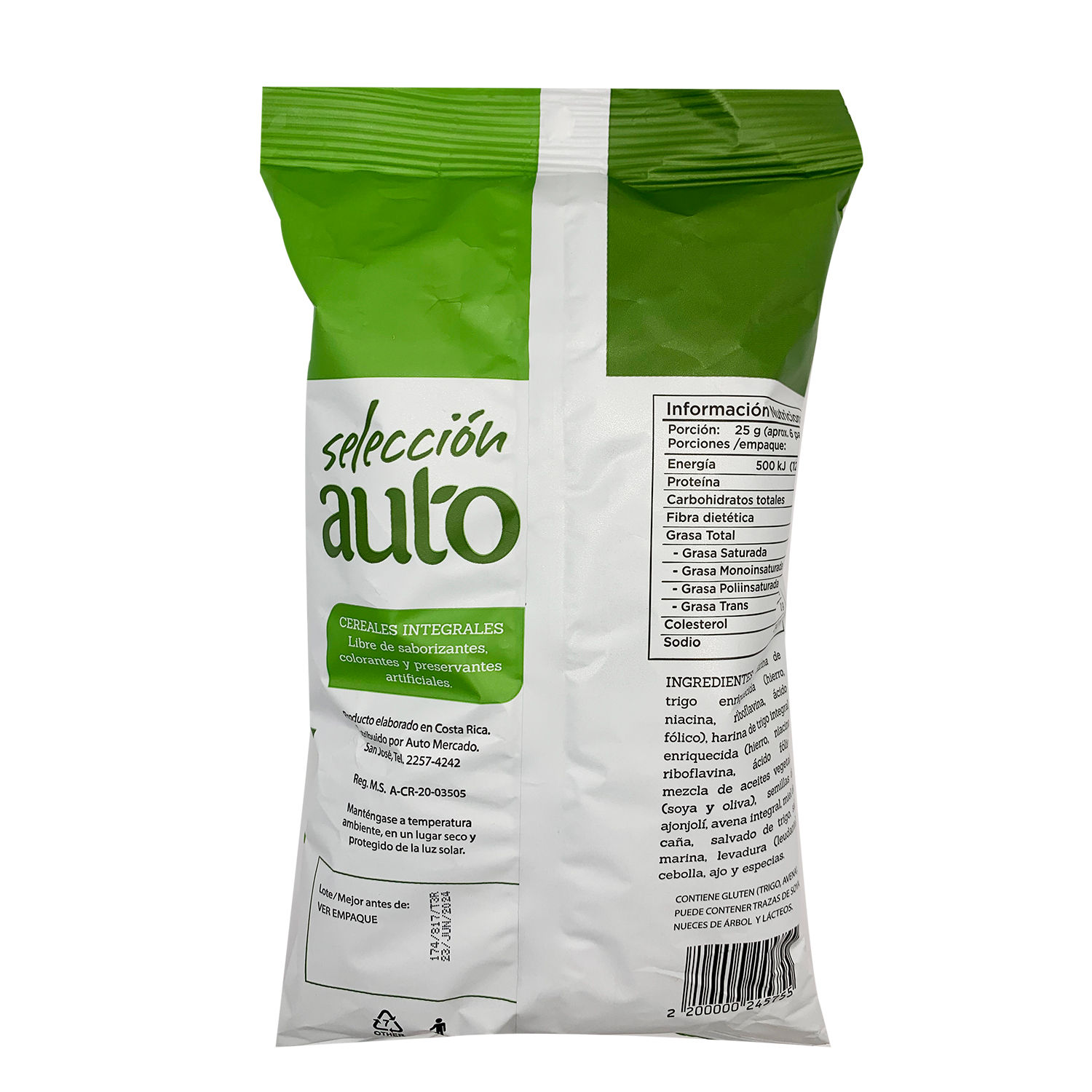 Palito Ajonjoli Oliva Seleccion Auto Paquete 200 G