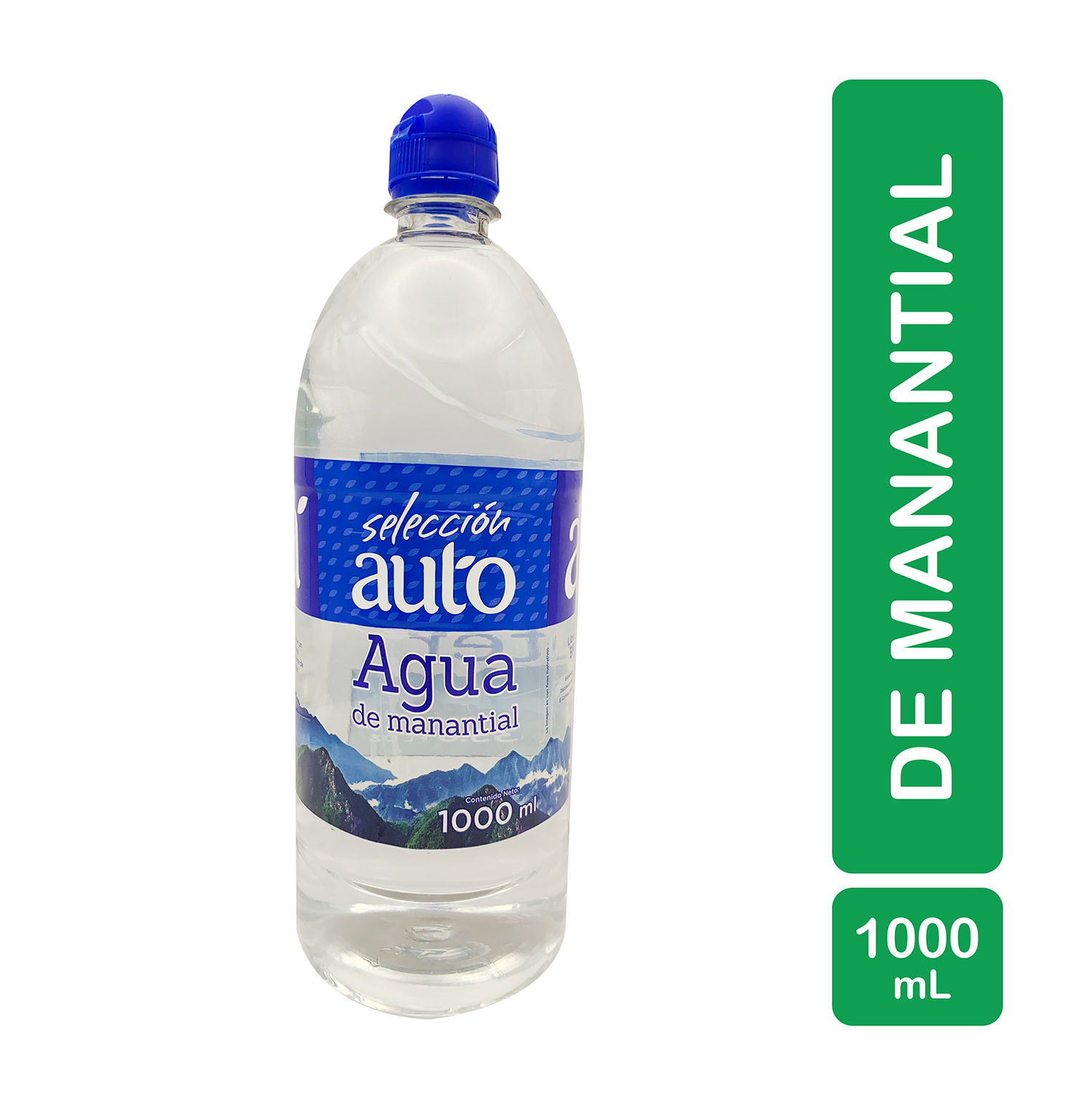 Agua Natural Manantial Seleccion Auto Botella 1000 Ml