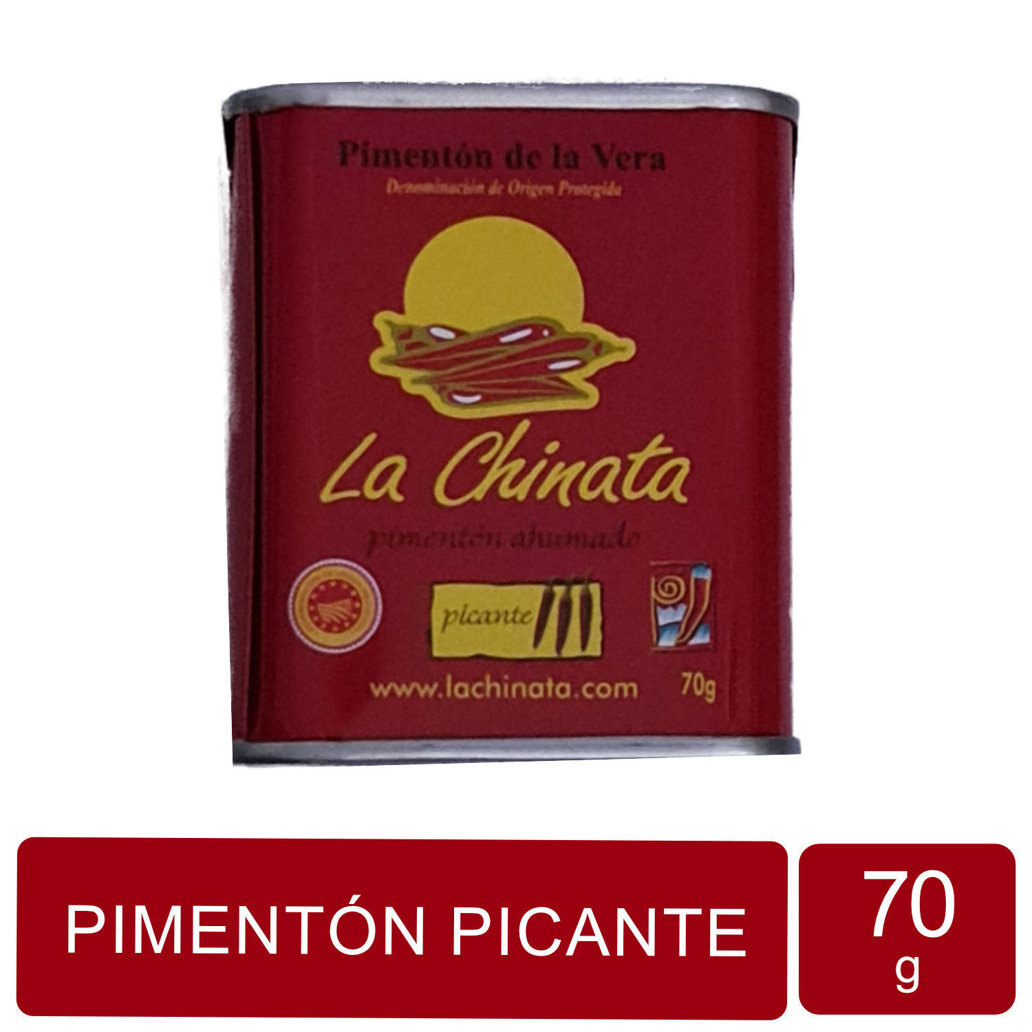 Pimenton Ahumado Picante La Chinata Lata 70 G