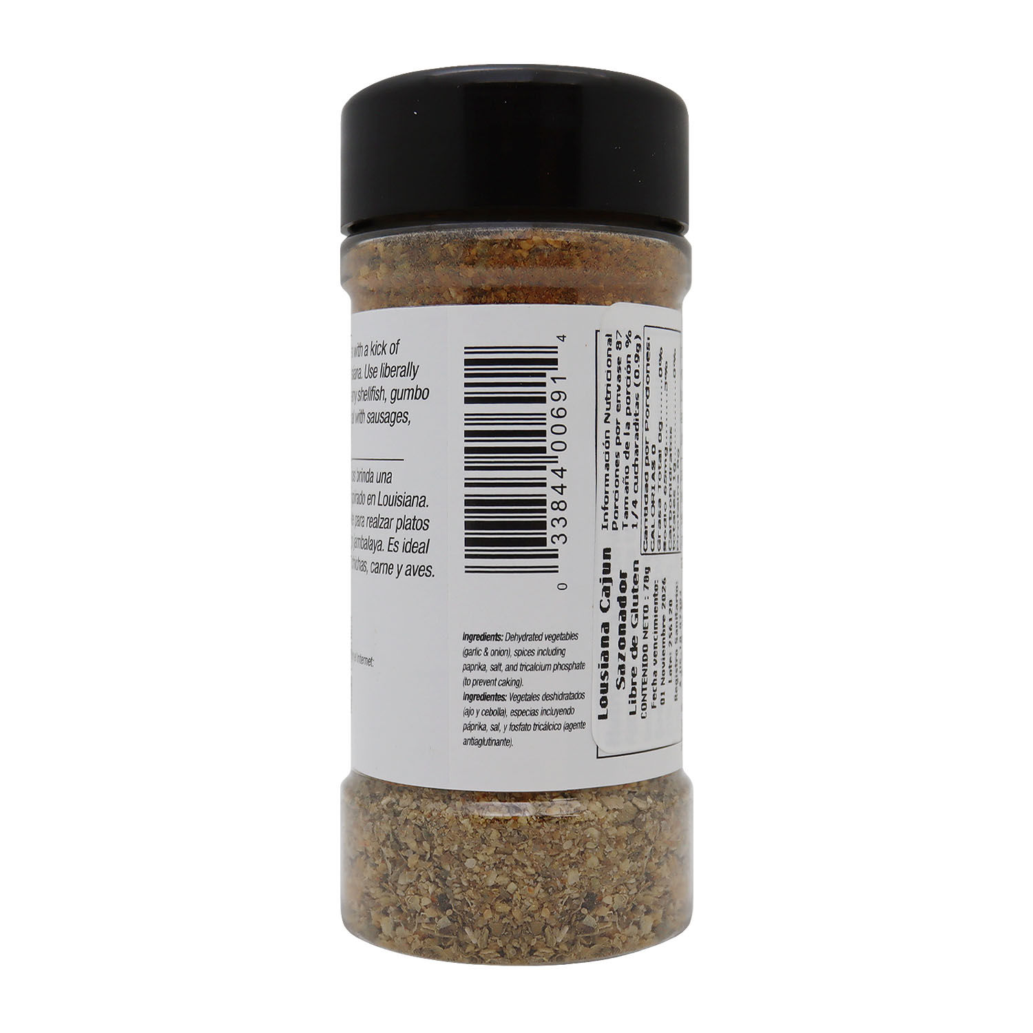 Sazonador Cajun Louisiana Badia Envase 78 G