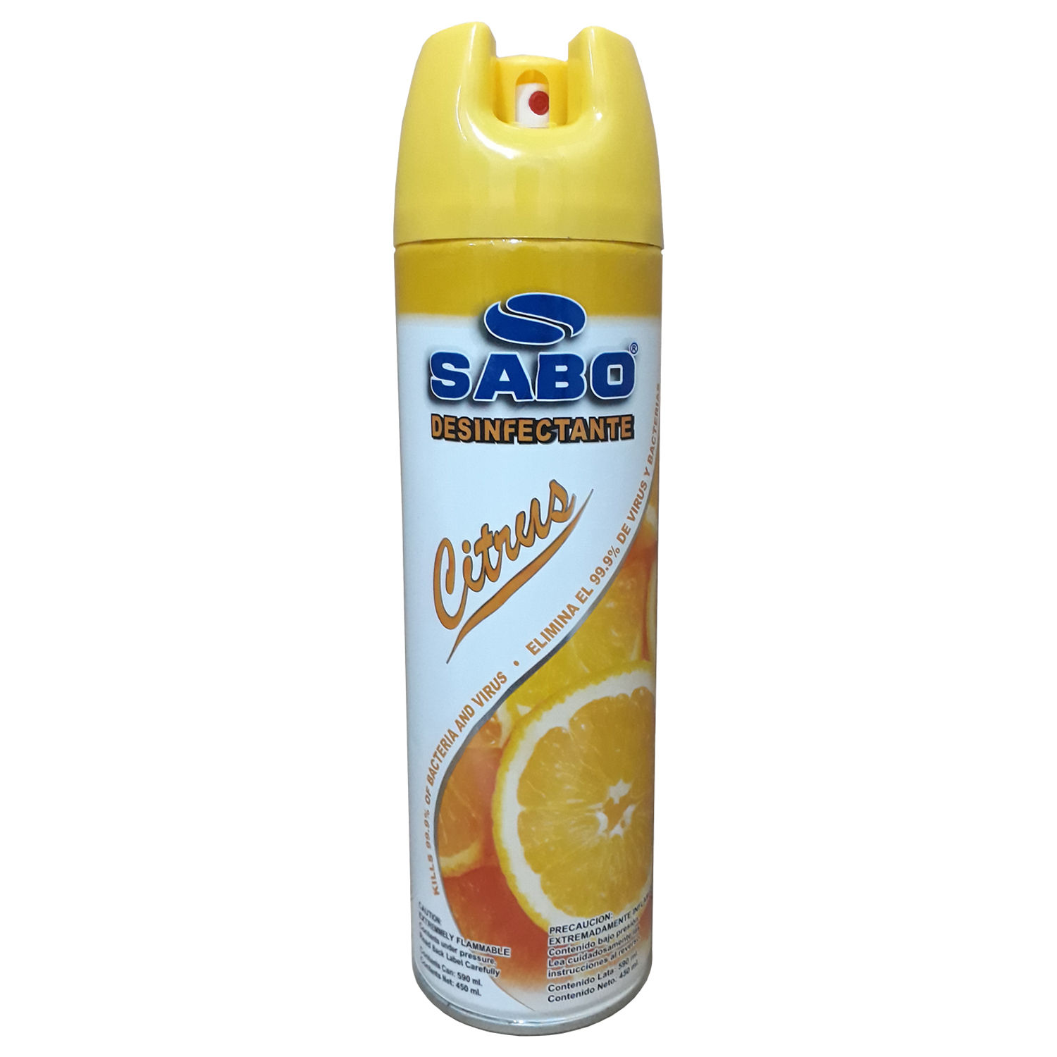 Desinfectante Aerosol Citrus  Sabo Lata 590 Ml