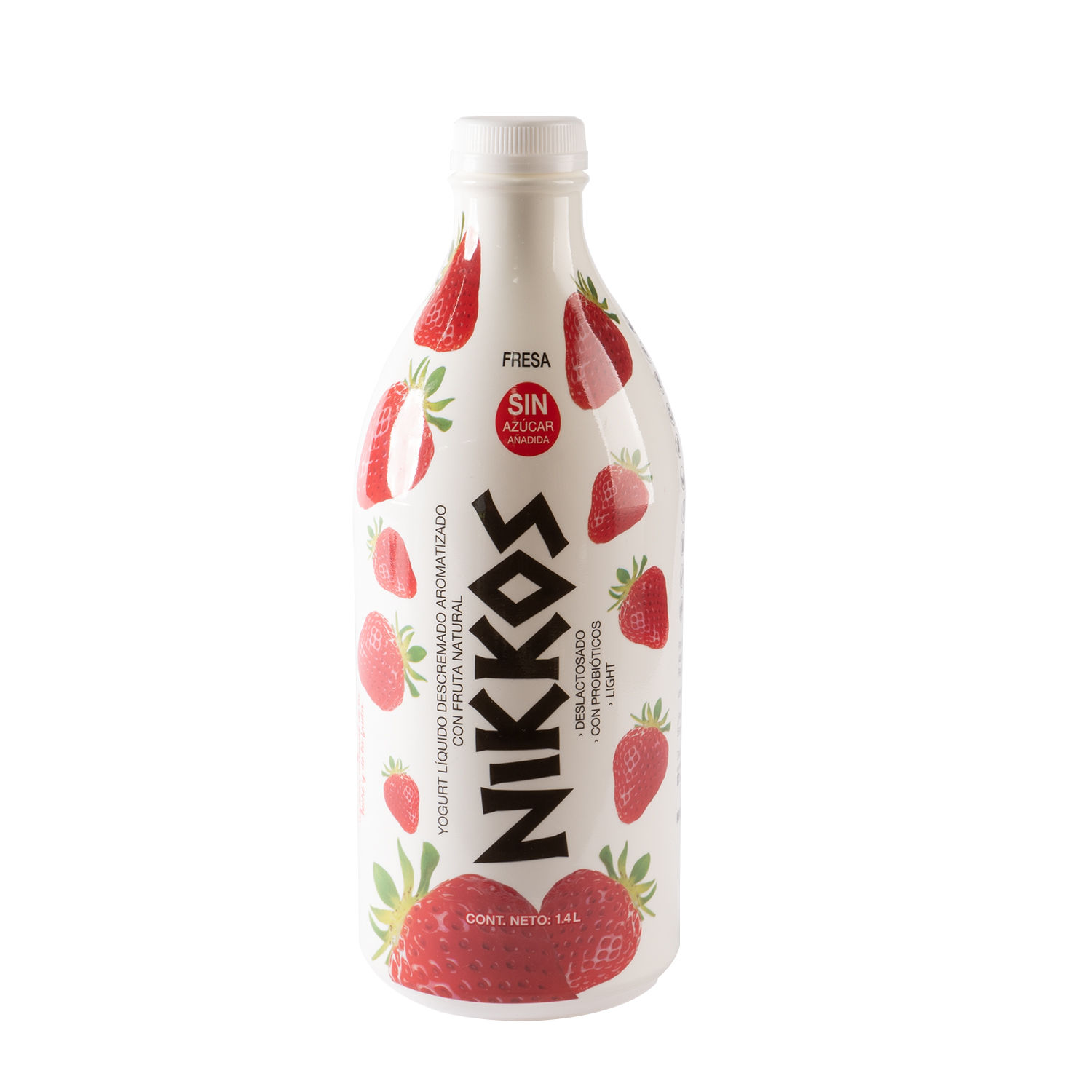 Yogurt Liquido Light Fresa Nikkos