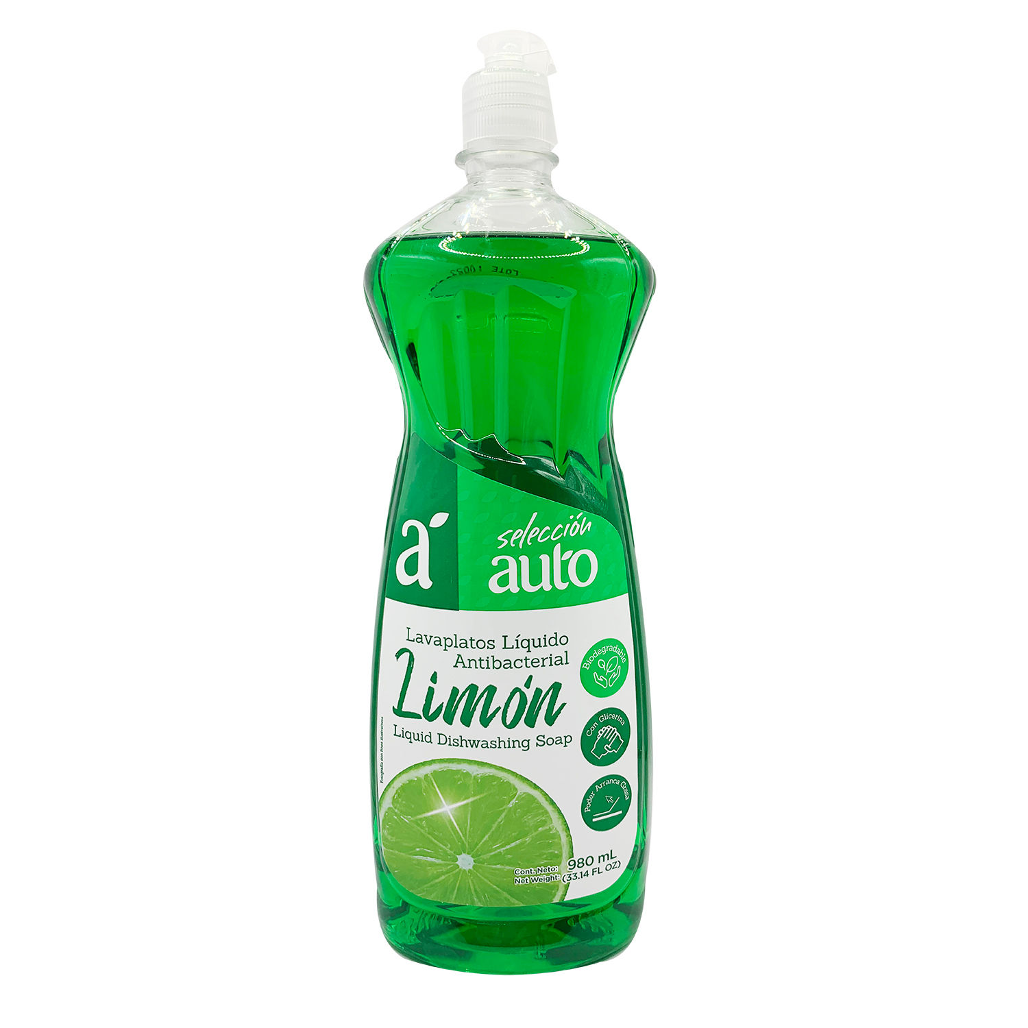 Lavaplatos Liquido Limon Seleccion Auto Envase 980 Ml